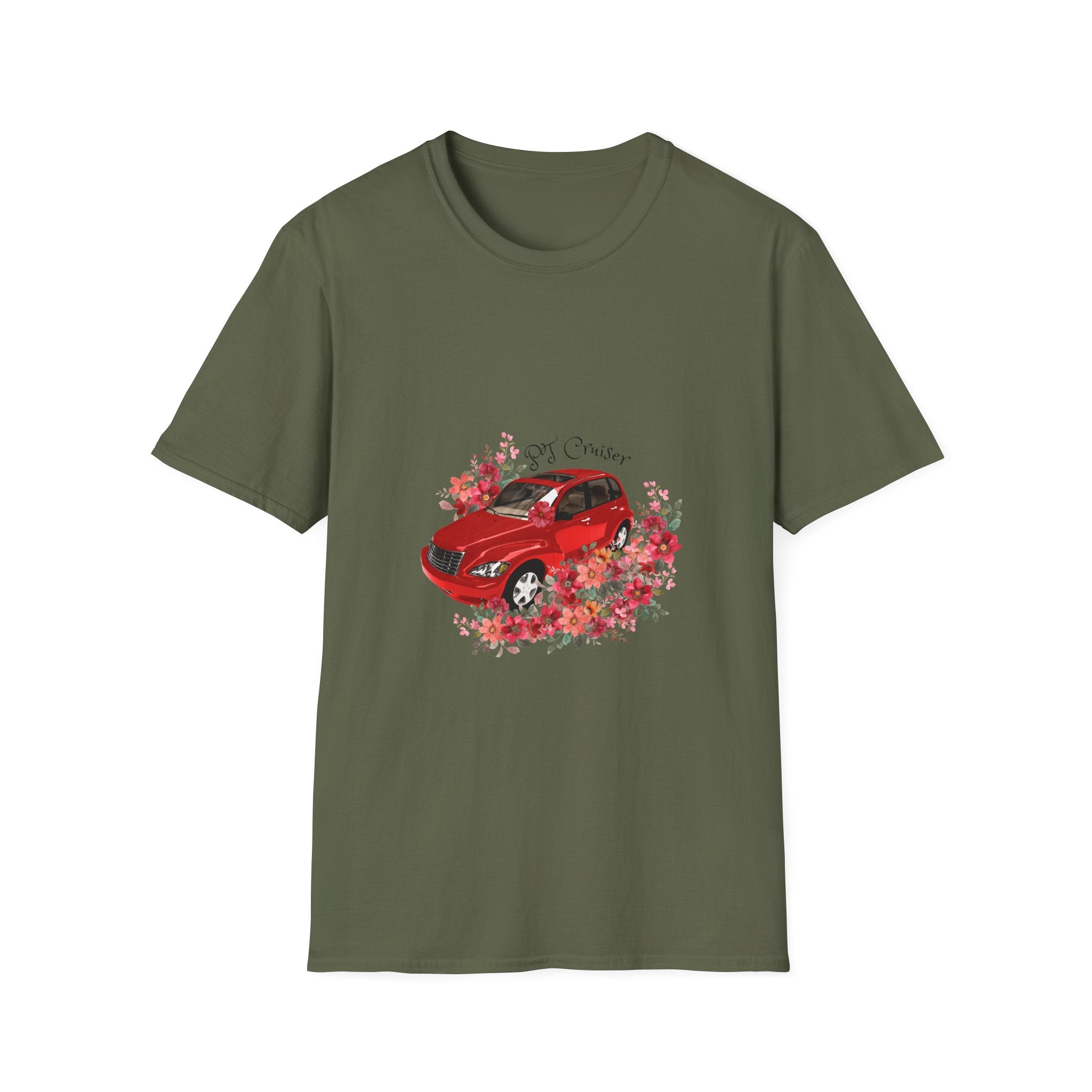 PT Cruiser Lover T-Shirt - Cute Vehicle Tee, Gift for Car Enthusiasts, Nature-Inspired Apparel, Perfect for Birthdays and Everyday Wear