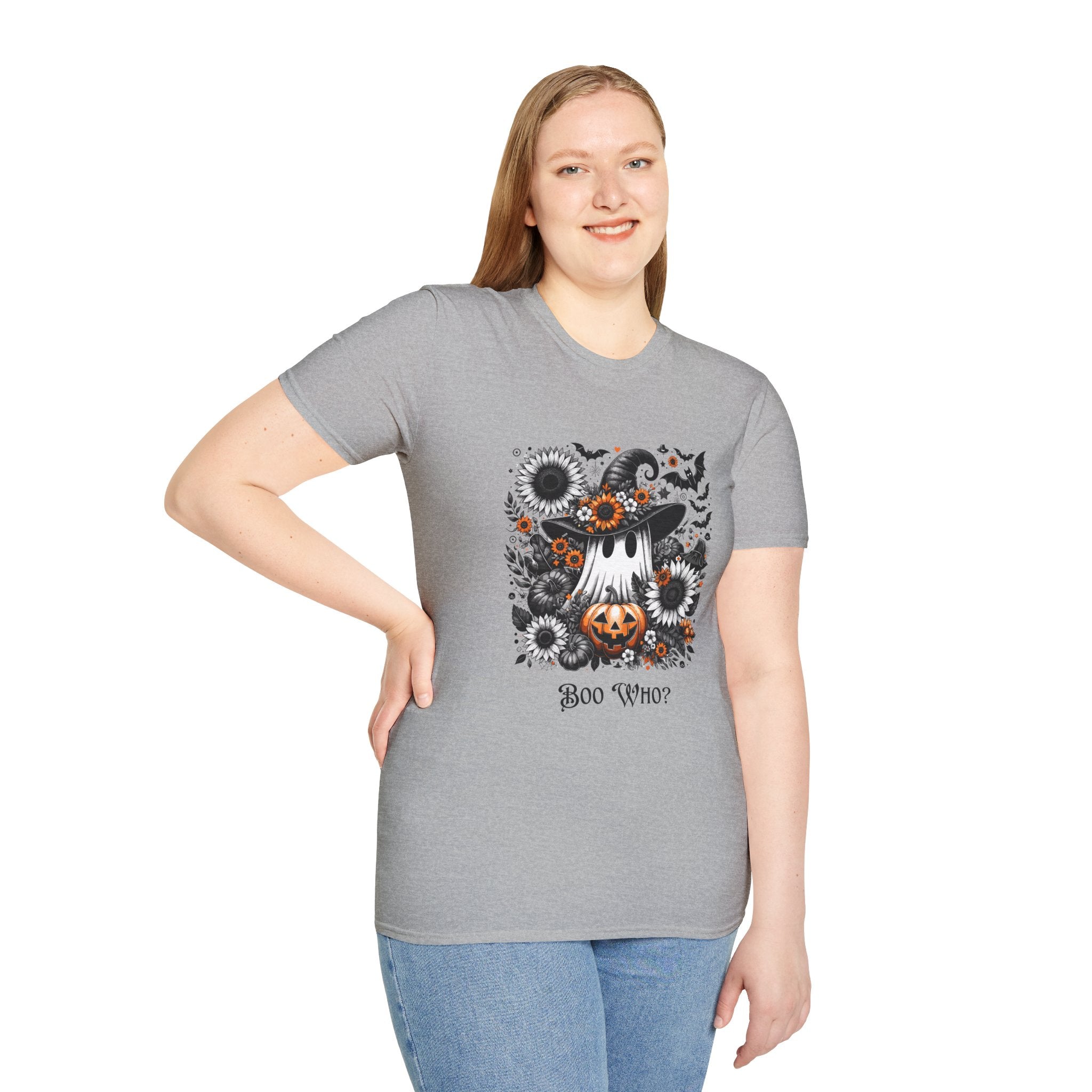 Book Who? T-Shirt, Boo Who? Graphic Tee, Unisex Softstyle Shirt, Cute Fall Shirt, Halloween Costume Tee