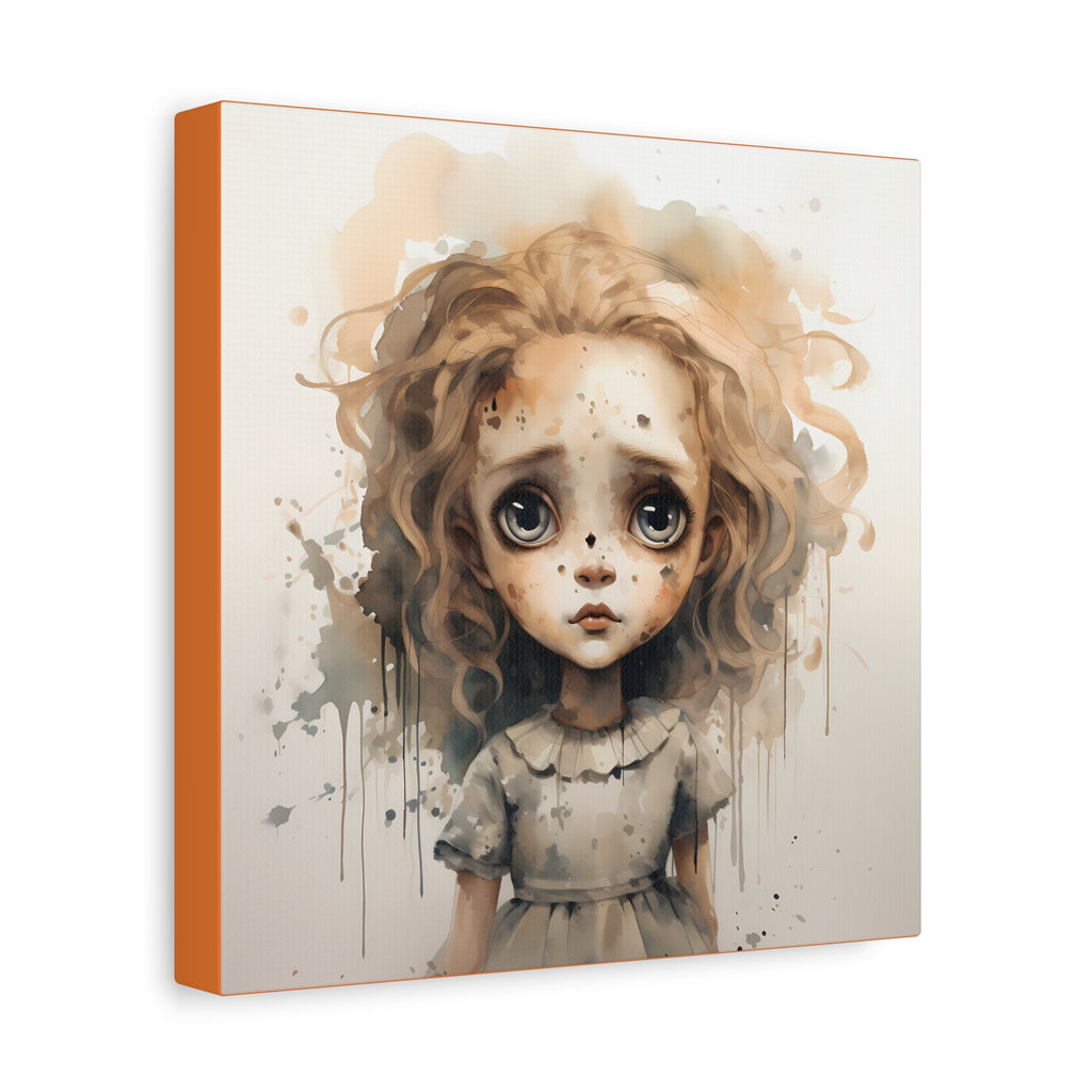 creepy Doll Canvas Art Print, Stretched Wall Decor, Surreal Girl Illustration, Unique Gift for Home, Art Lovers, Kids Room Decor, Art [...]