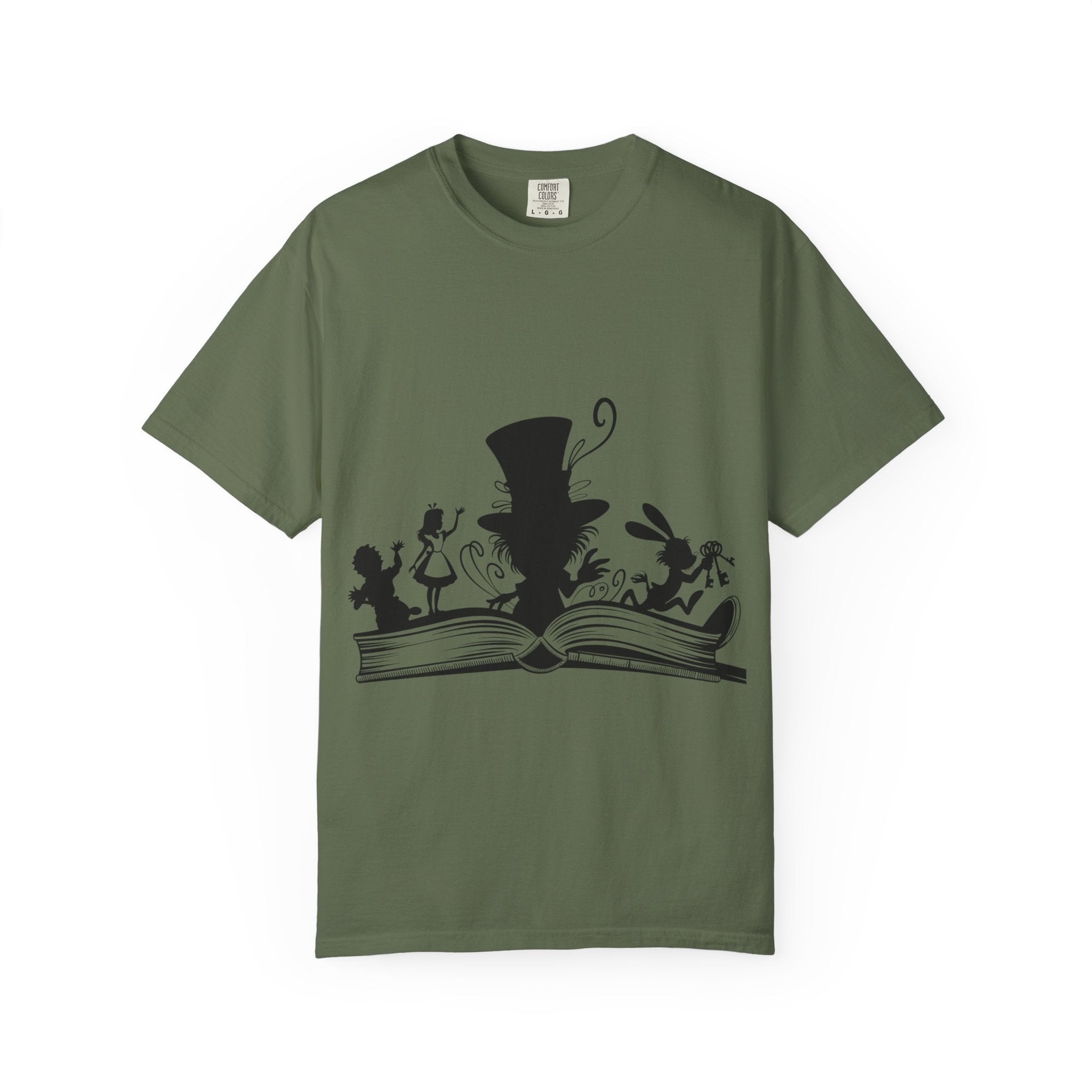 Alice Unisex T-Shirt, Literary Gift, Book Lover Tee, Alice in Wonderland Shirt, Cute Graphic Shirt