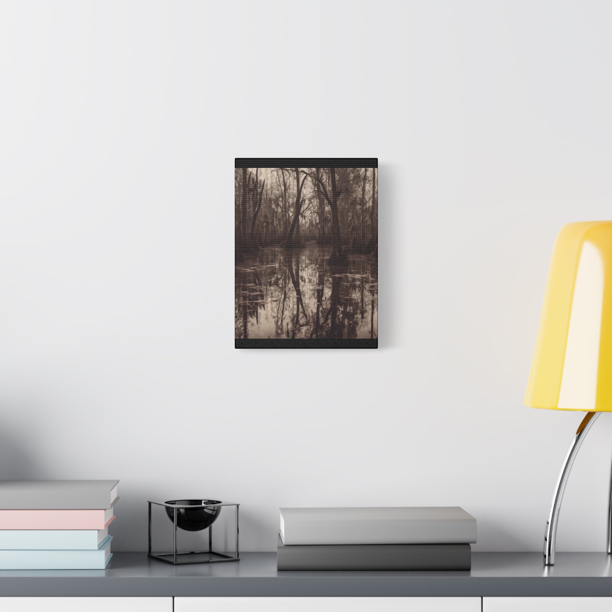 The Bayou Nature-Inspired Matte Canvas Wall Art, Rustic Home Decor, Forest Landscape Print, Nature Photography, Gift for Nature Lovers