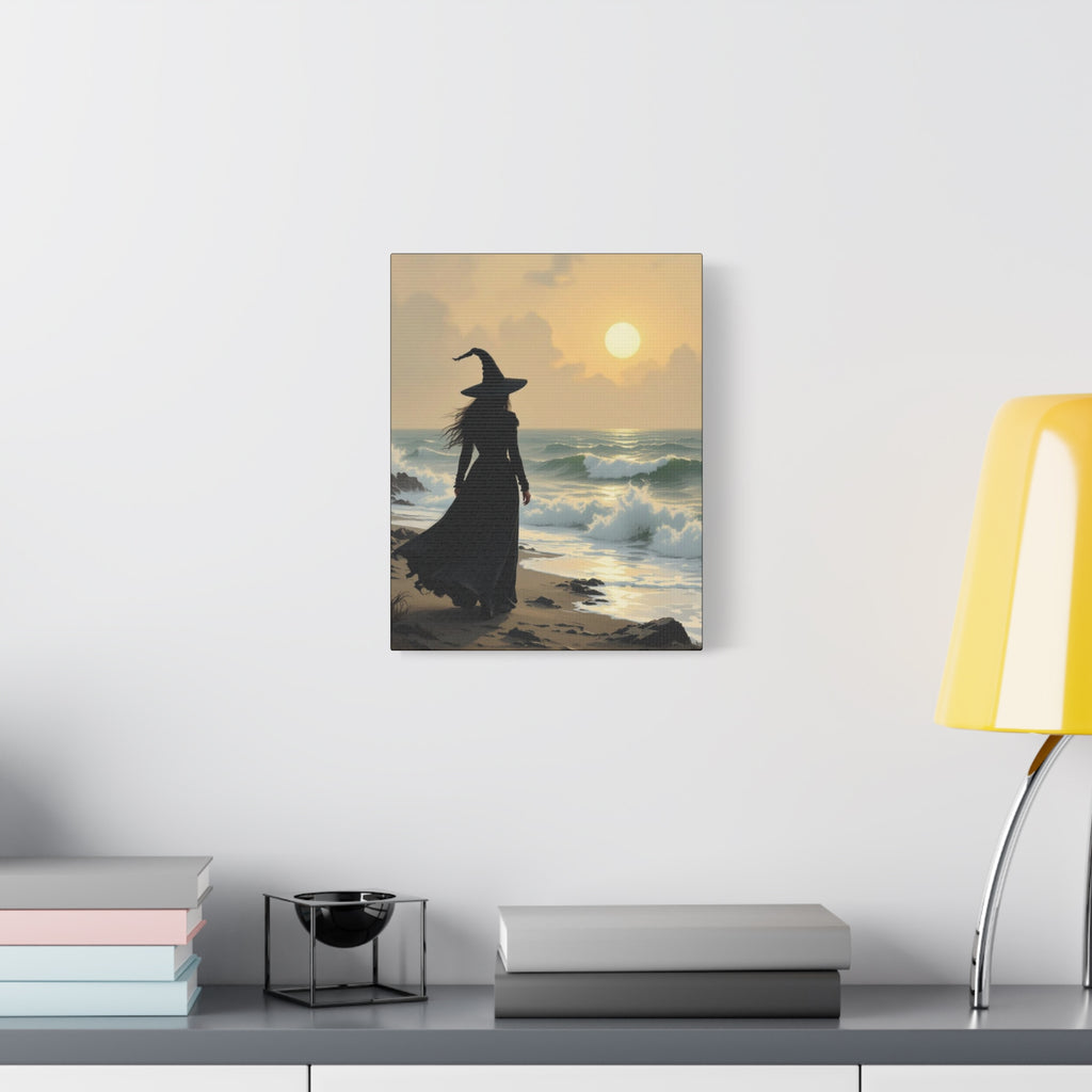 Sea Witch Canvas Art, Enchanting Decor, Magical Home, Halloween Gift, Witchy Wall Art, Witch Aesthetic