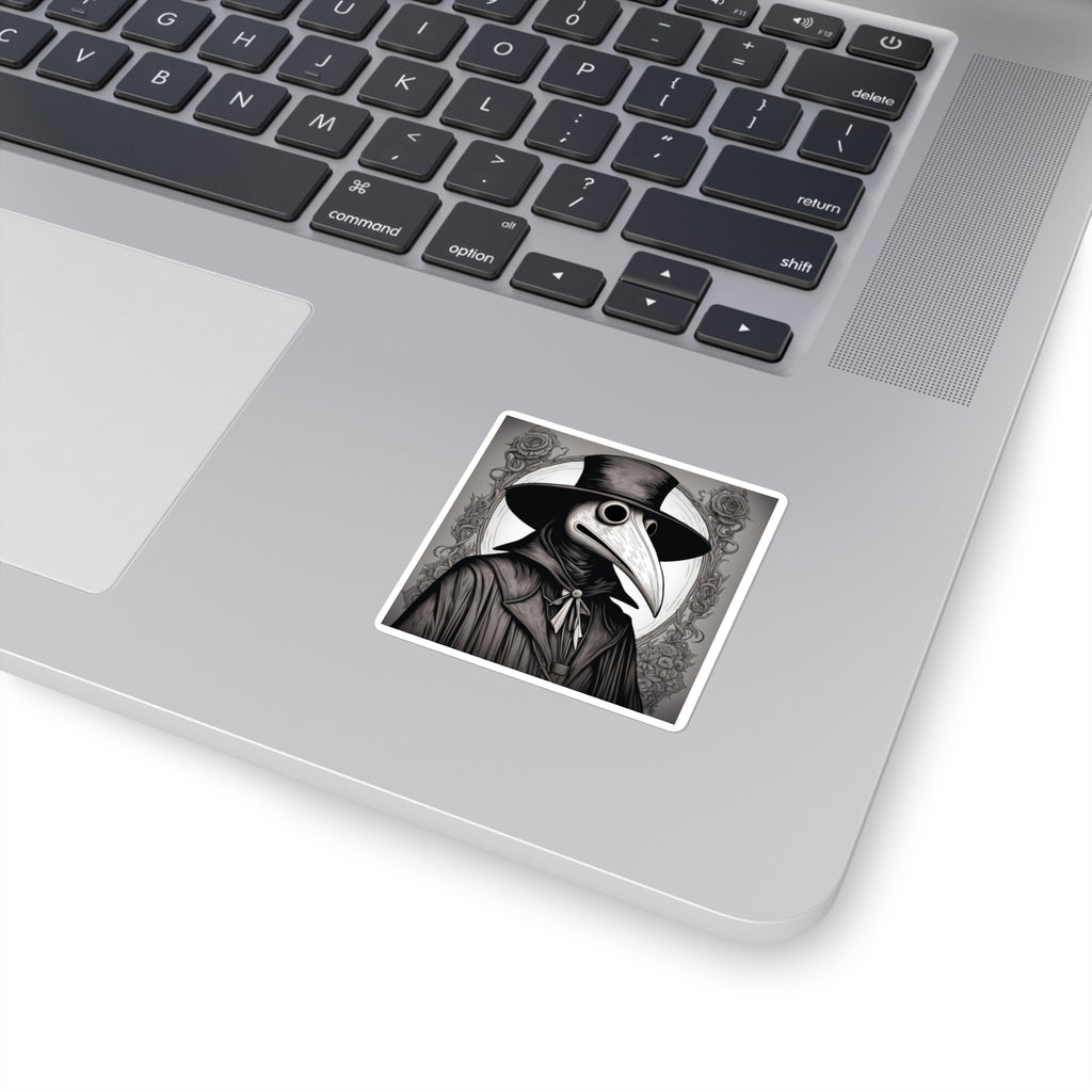 Mysterious Plague Doctor Stickers | Unique Vintage Art | Great for Laptops, Water Bottles, Journals, Gifts, Halloween