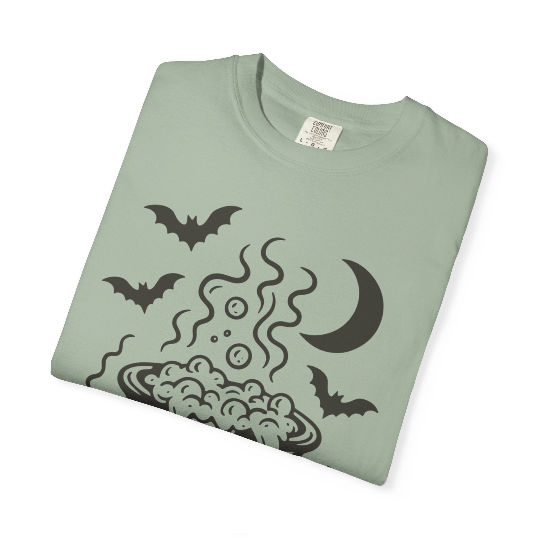 Halloween Cauldron T-shirt, Unisex Spooky Shirt, Witchy Apparel, Fall Festive Tee, Costume Party Top, Gift for Halloween Lovers