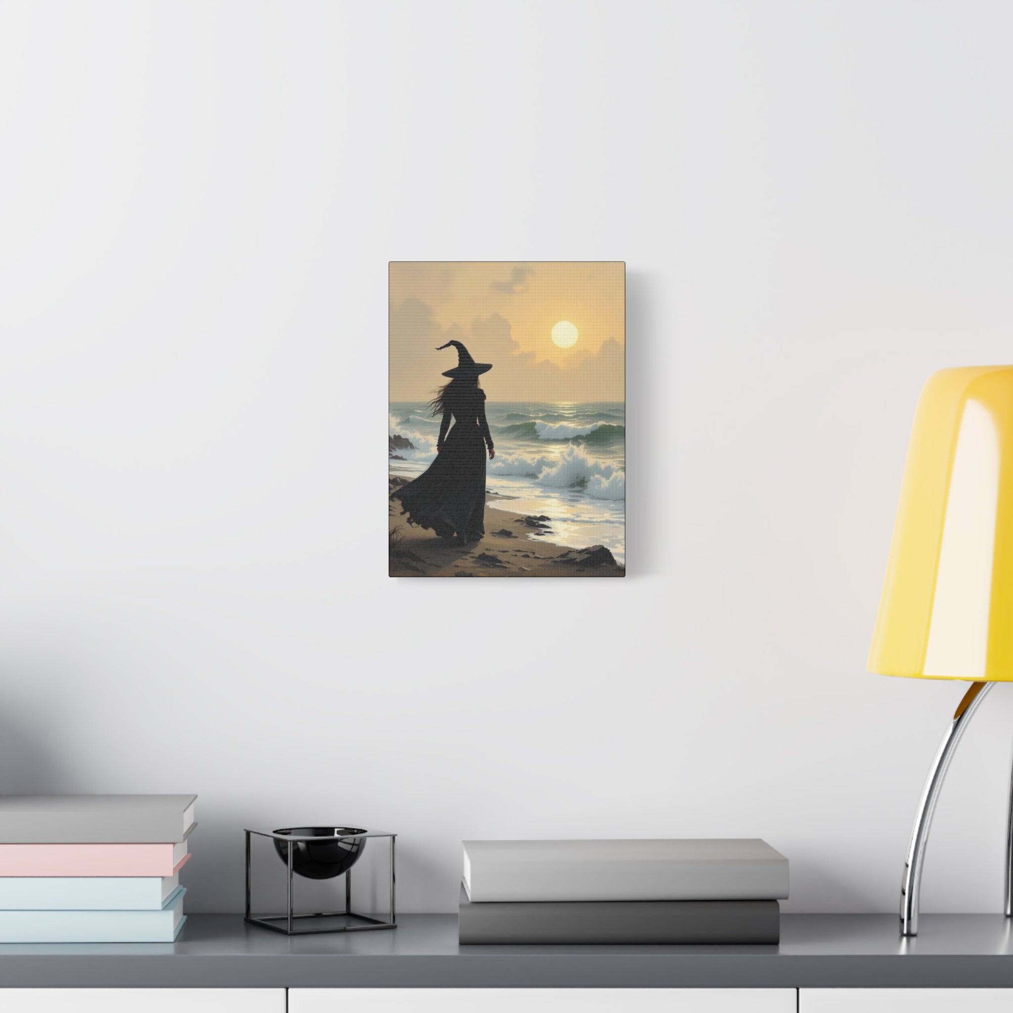 Sea Witch Canvas Art, Enchanting Decor, Magical Home, Halloween Gift, Witchy Wall Art, Witch Aesthetic