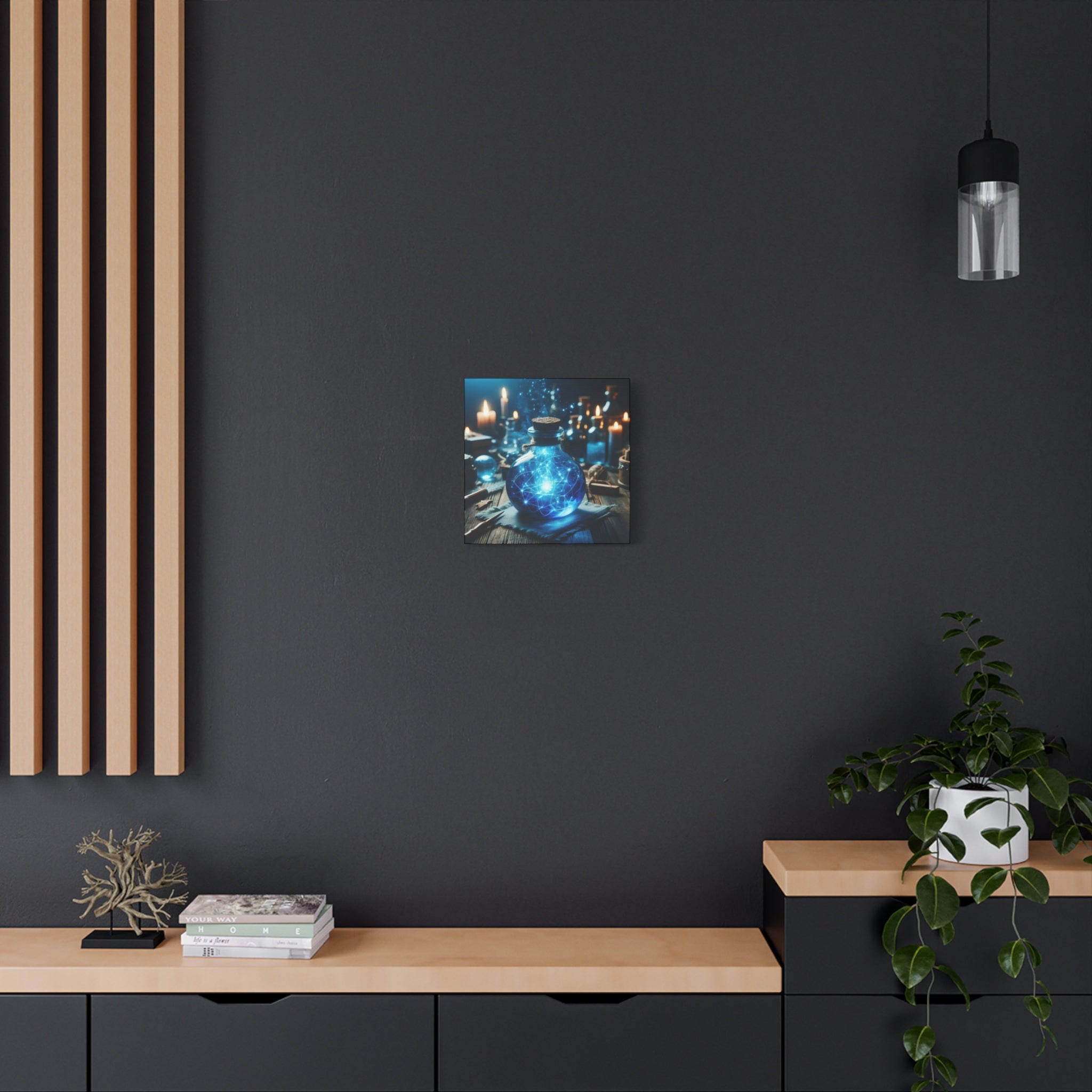 Magical Potion Canvas Art, Fantasy Wall Decor, Enchanted Gift, Mystic Home Decor, Celestial Art Print, Witchy Aesthetic