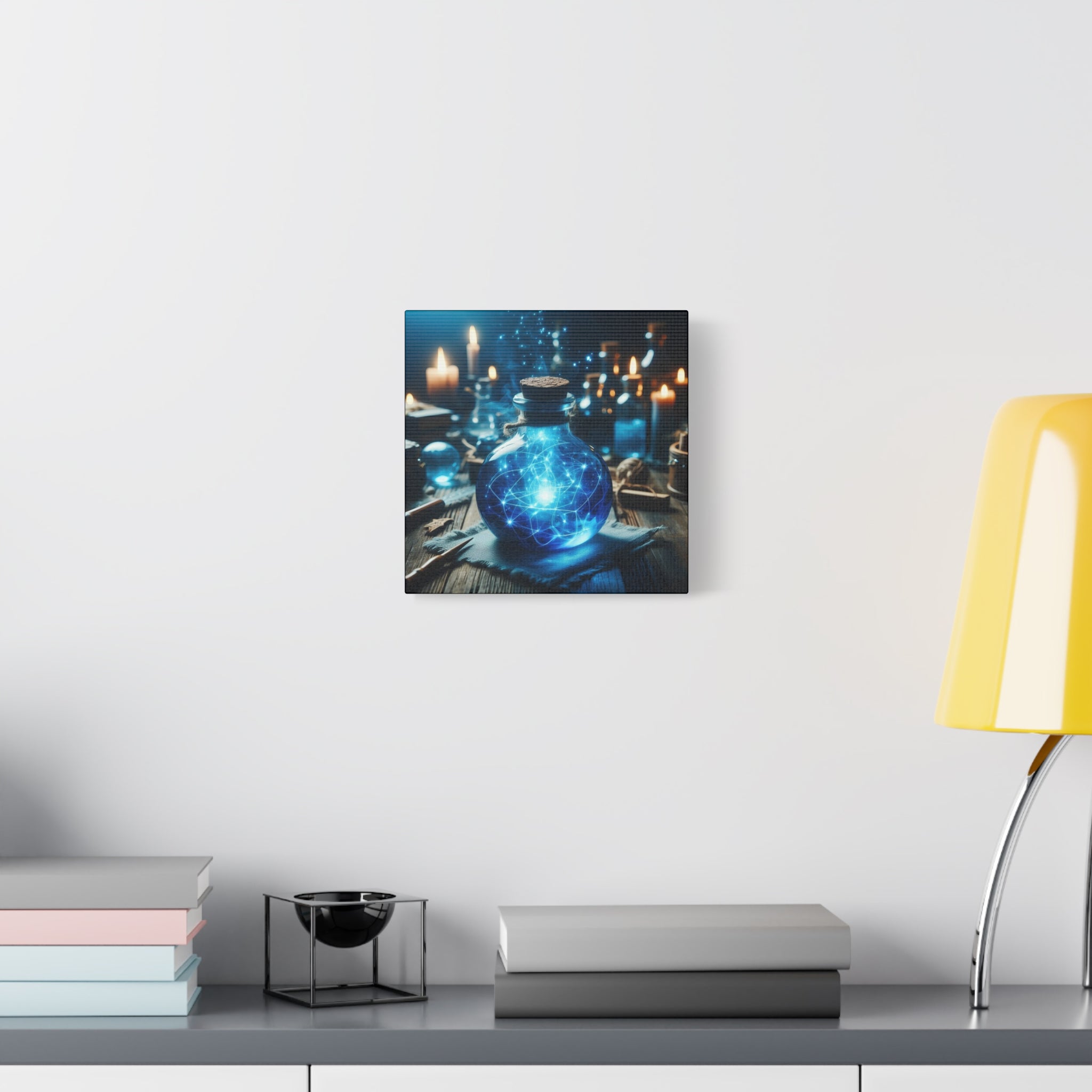 Magical Potion Canvas Art, Fantasy Wall Decor, Enchanted Gift, Mystic Home Decor, Celestial Art Print, Witchy Aesthetic