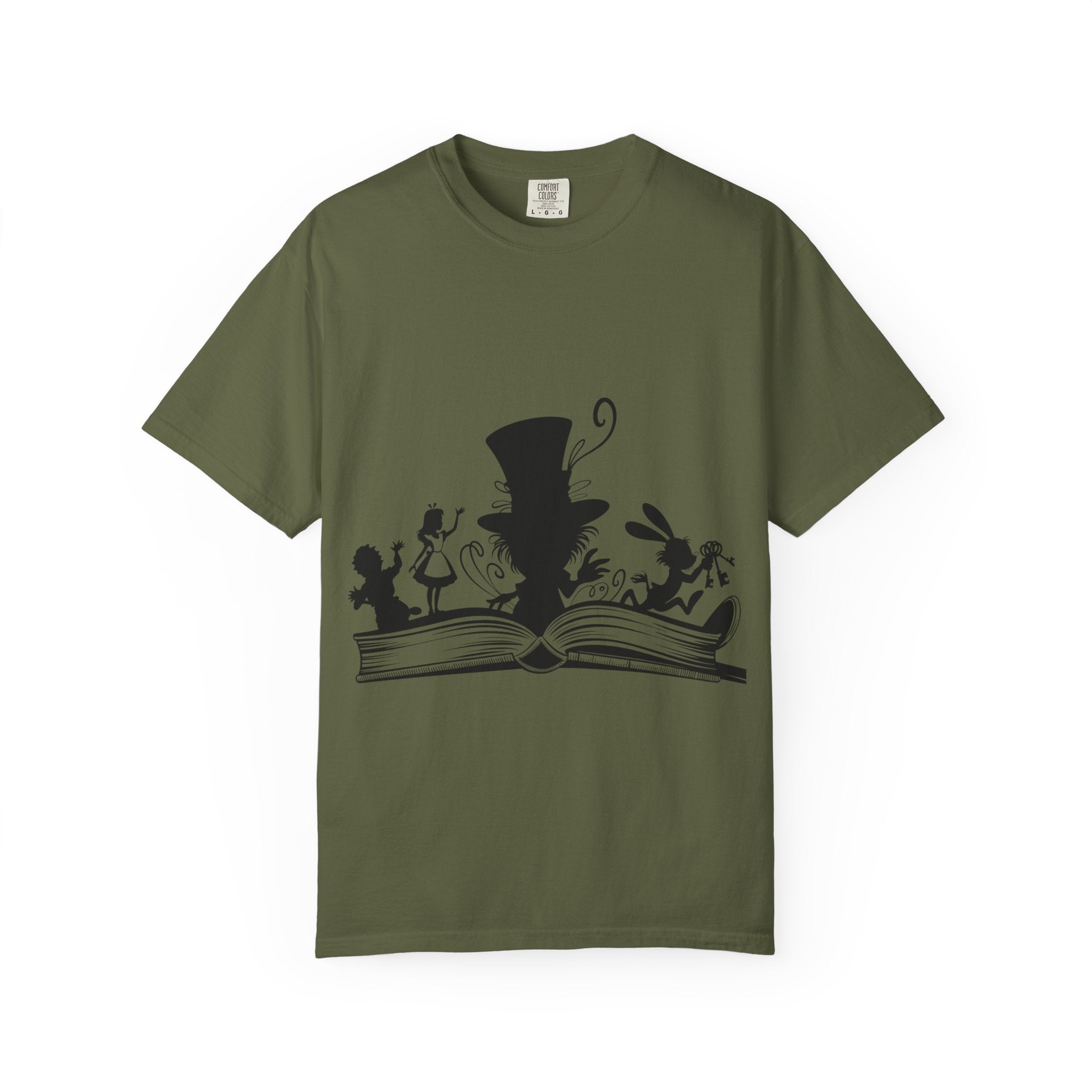 Alice Unisex T-Shirt, Literary Gift, Book Lover Tee, Alice in Wonderland Shirt, Cute Graphic Shirt