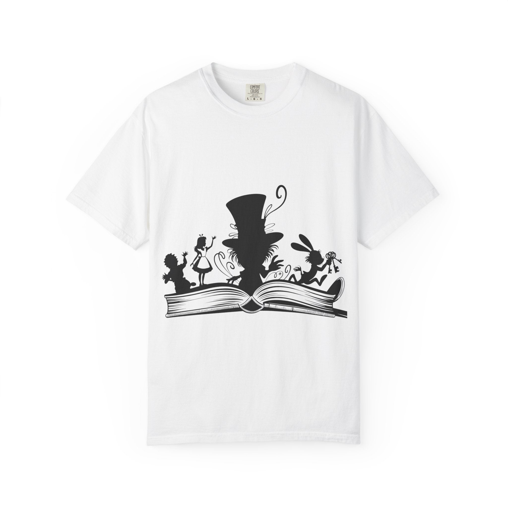 Alice Unisex T-Shirt, Literary Gift, Book Lover Tee, Alice in Wonderland Shirt, Cute Graphic Shirt