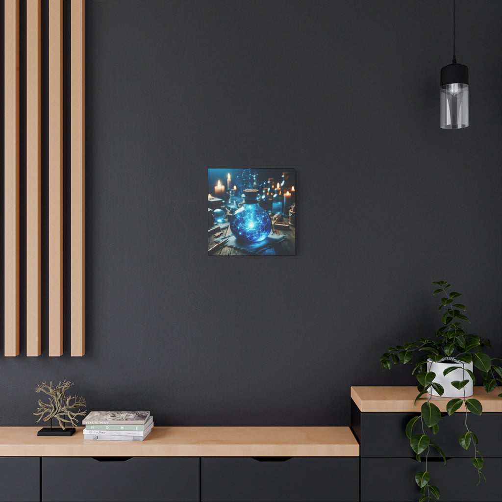 Magical Potion Canvas Art, Fantasy Wall Decor, Enchanted Gift, Mystic Home Decor, Celestial Art Print, Witchy Aesthetic
