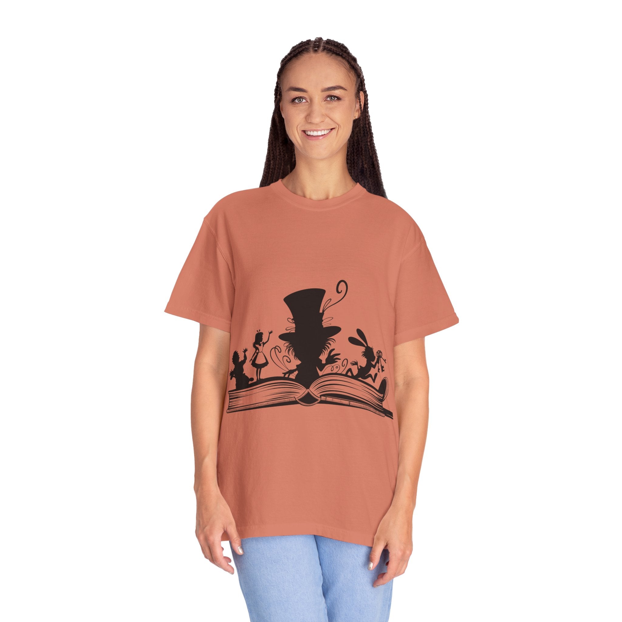 Alice Unisex T-Shirt, Literary Gift, Book Lover Tee, Alice in Wonderland Shirt, Cute Graphic Shirt