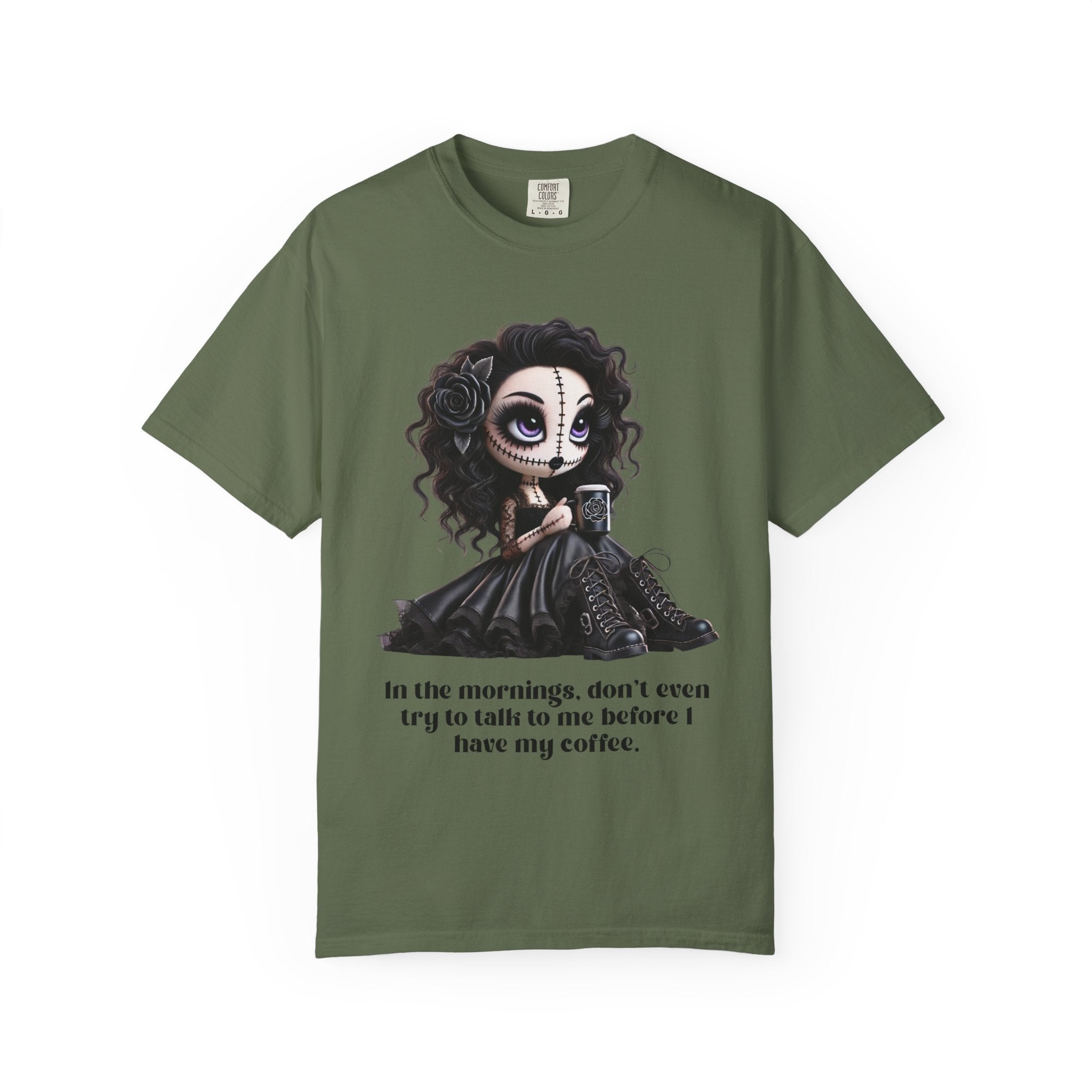 Creepy Doll Unisex Garment-Dyed T-shirt