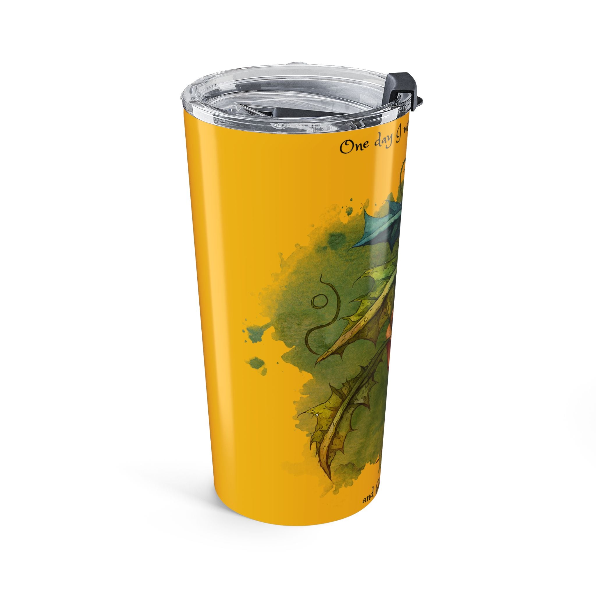 Creepy Garden Plant Tumbler 20oz - Unique Gift for Nature Lovers, Gardeners, Birthday, Home Decor, Eco-Friendly Water Bottle