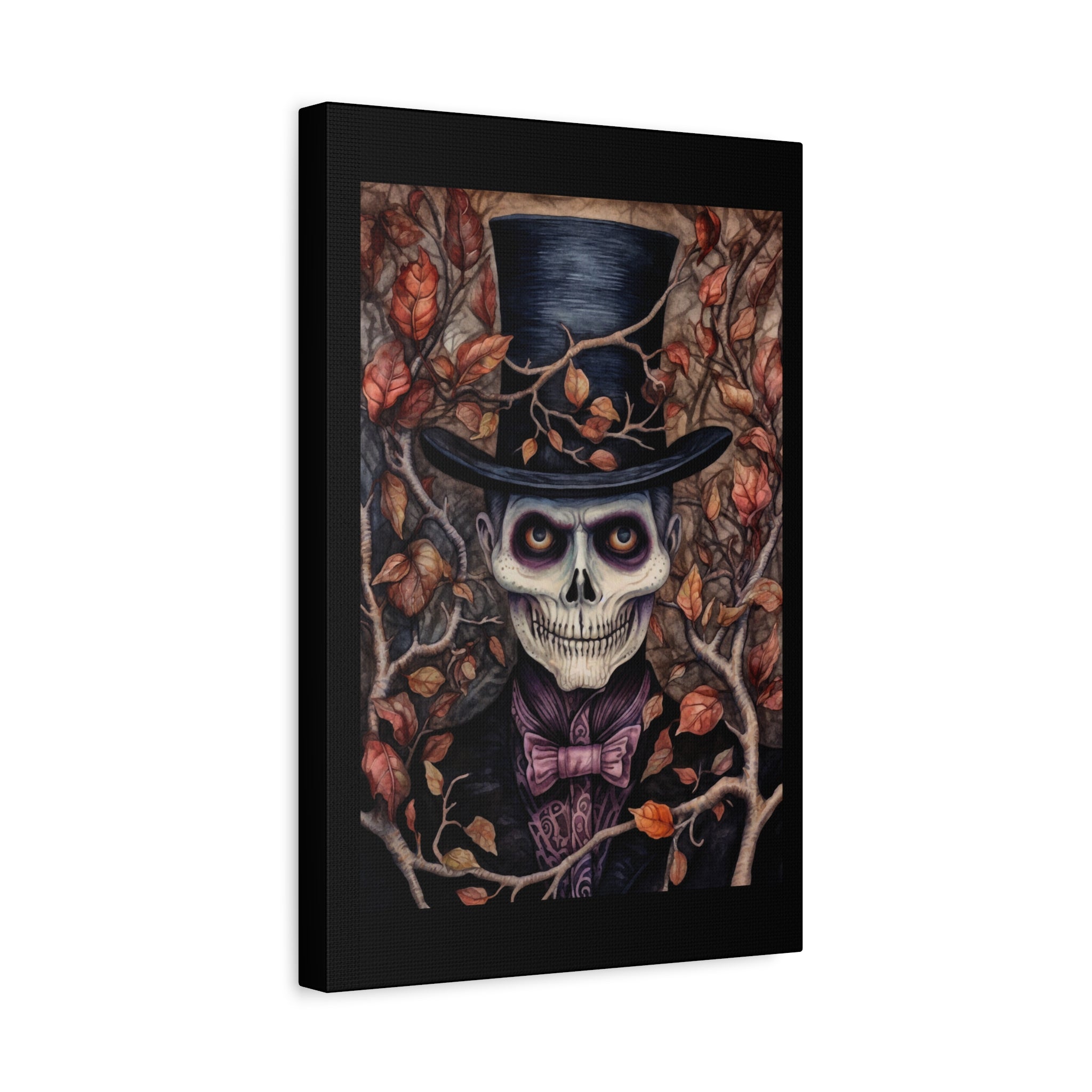 Top Hat Gothic Wall Art, Halloween Decor, Spooky Home Accents, Dark Academia, Day of the Dead, Unique Gift Idea