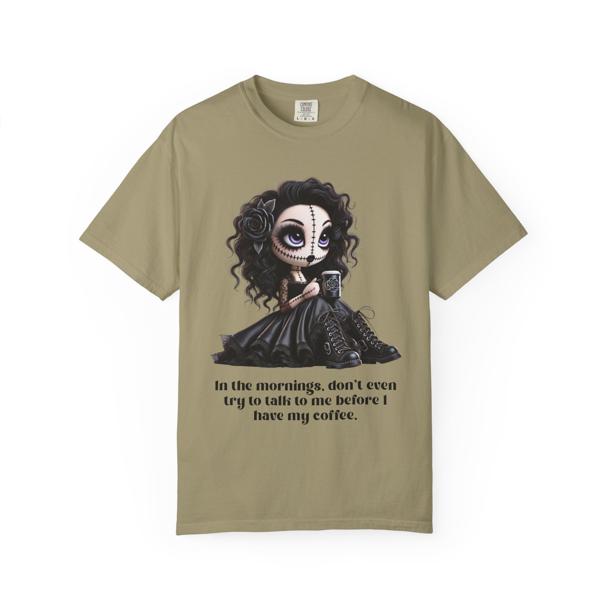 Creepy Doll Unisex Garment-Dyed T-shirt