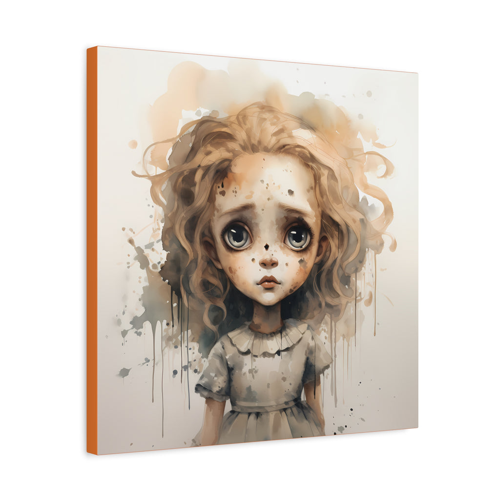 creepy Doll Canvas Art Print, Stretched Wall Decor, Surreal Girl Illustration, Unique Gift for Home, Art Lovers, Kids Room Decor, Art [...]