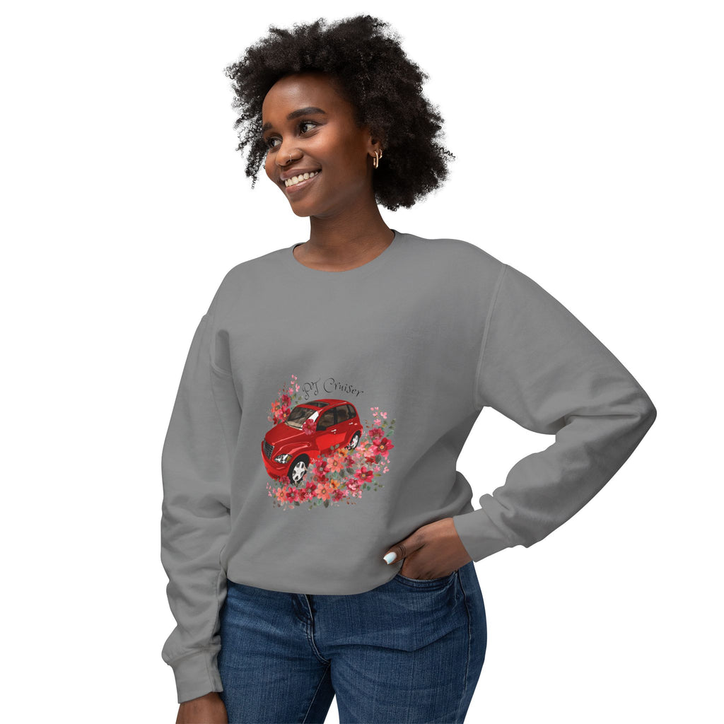PT Cruiser Crewneck Sweatshirt, Unisex Lightweight Sweatshirt, Car Lover Gift, Spring Fashion, Everyday Wear