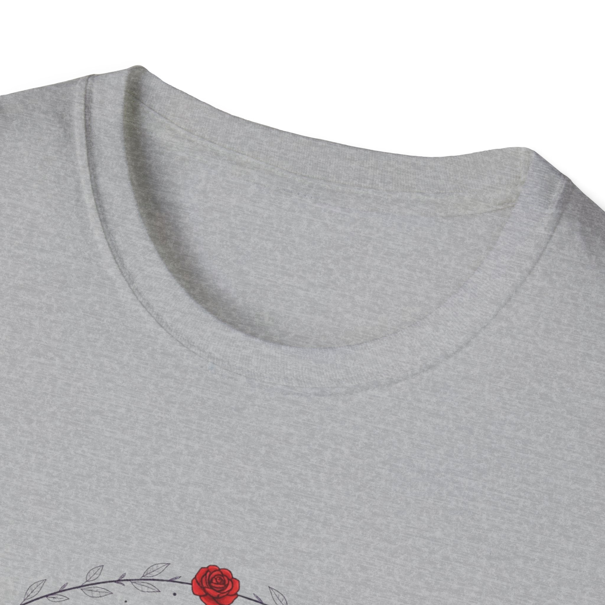 Witchy Floral T-Shirt for Every Occasion, Unisex Softstyle Tee, Halloween Gift, Cute Witch Shirt, Fashionable Tee, Everyday Style