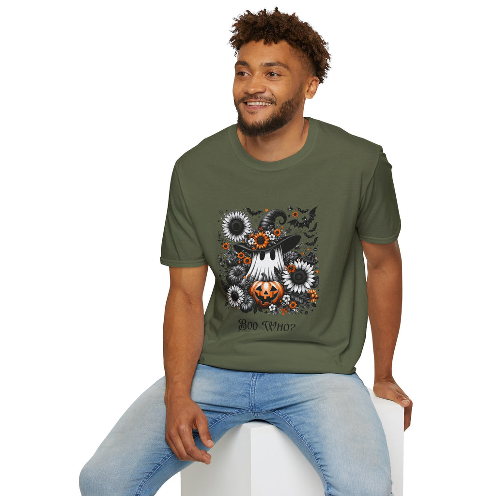 Book Who? T-Shirt, Boo Who? Graphic Tee, Unisex Softstyle Shirt, Cute Fall Shirt, Halloween Costume Tee