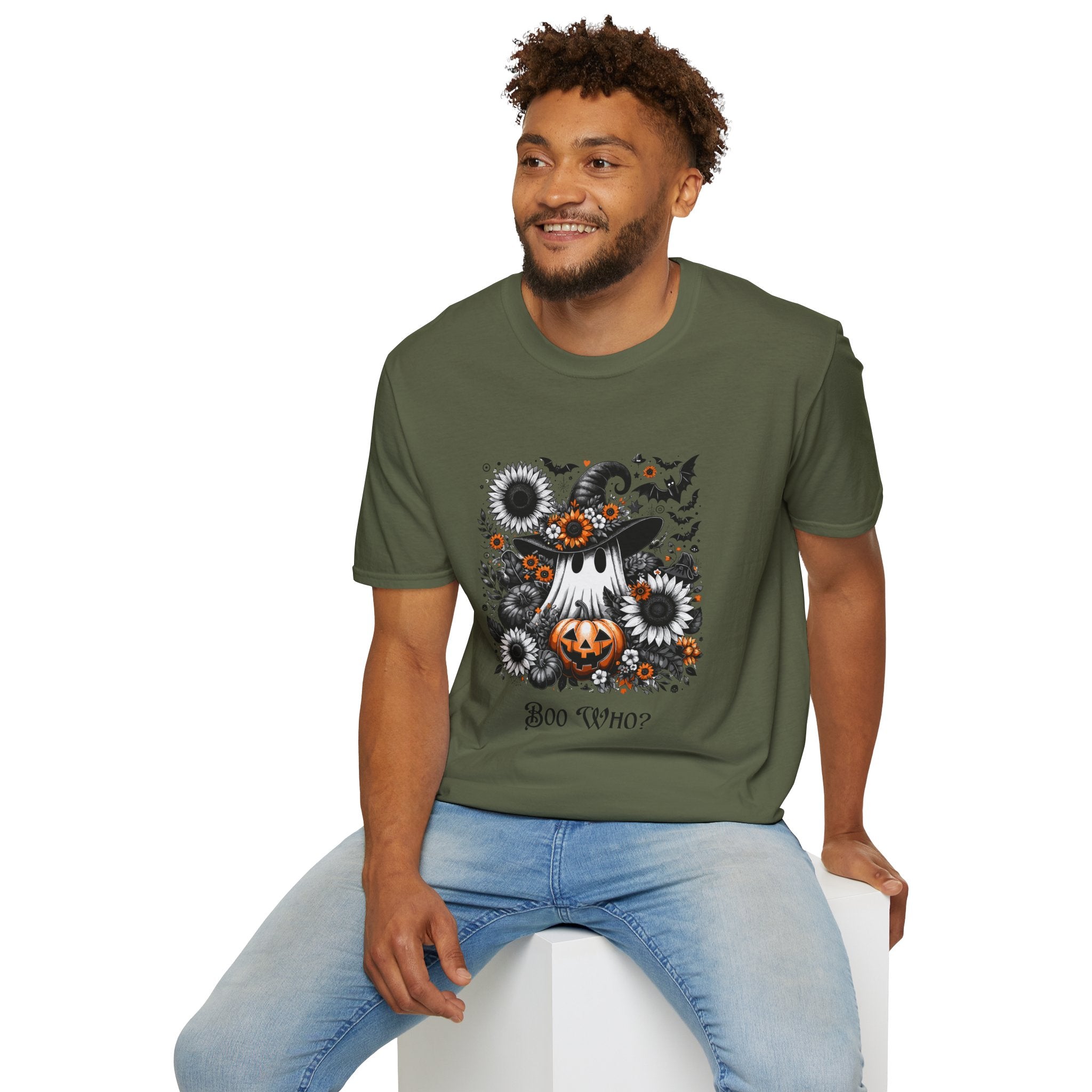 Book Who? T-Shirt, Boo Who? Graphic Tee, Unisex Softstyle Shirt, Cute Fall Shirt, Halloween Costume Tee
