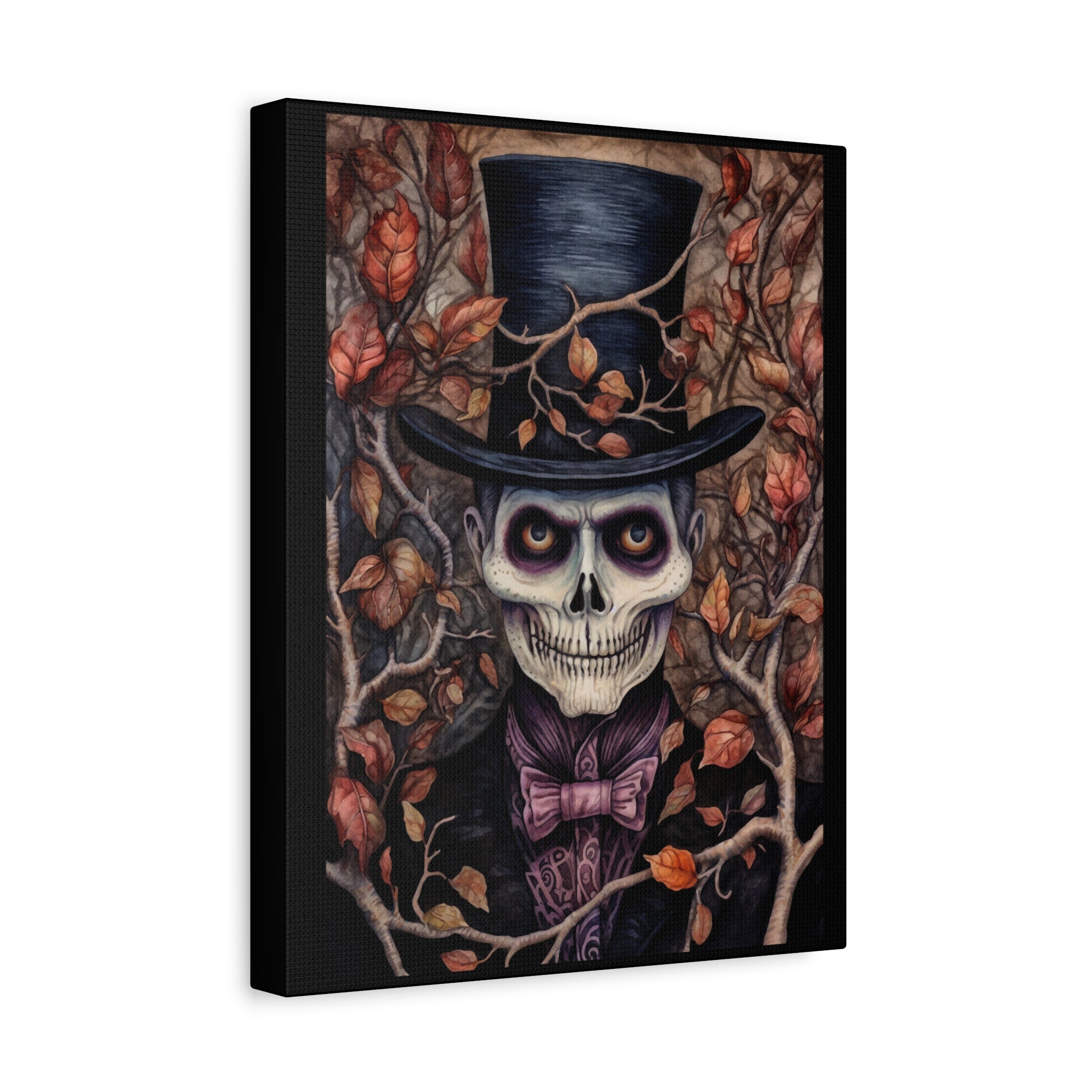 Top Hat Gothic Wall Art, Halloween Decor, Spooky Home Accents, Dark Academia, Day of the Dead, Unique Gift Idea