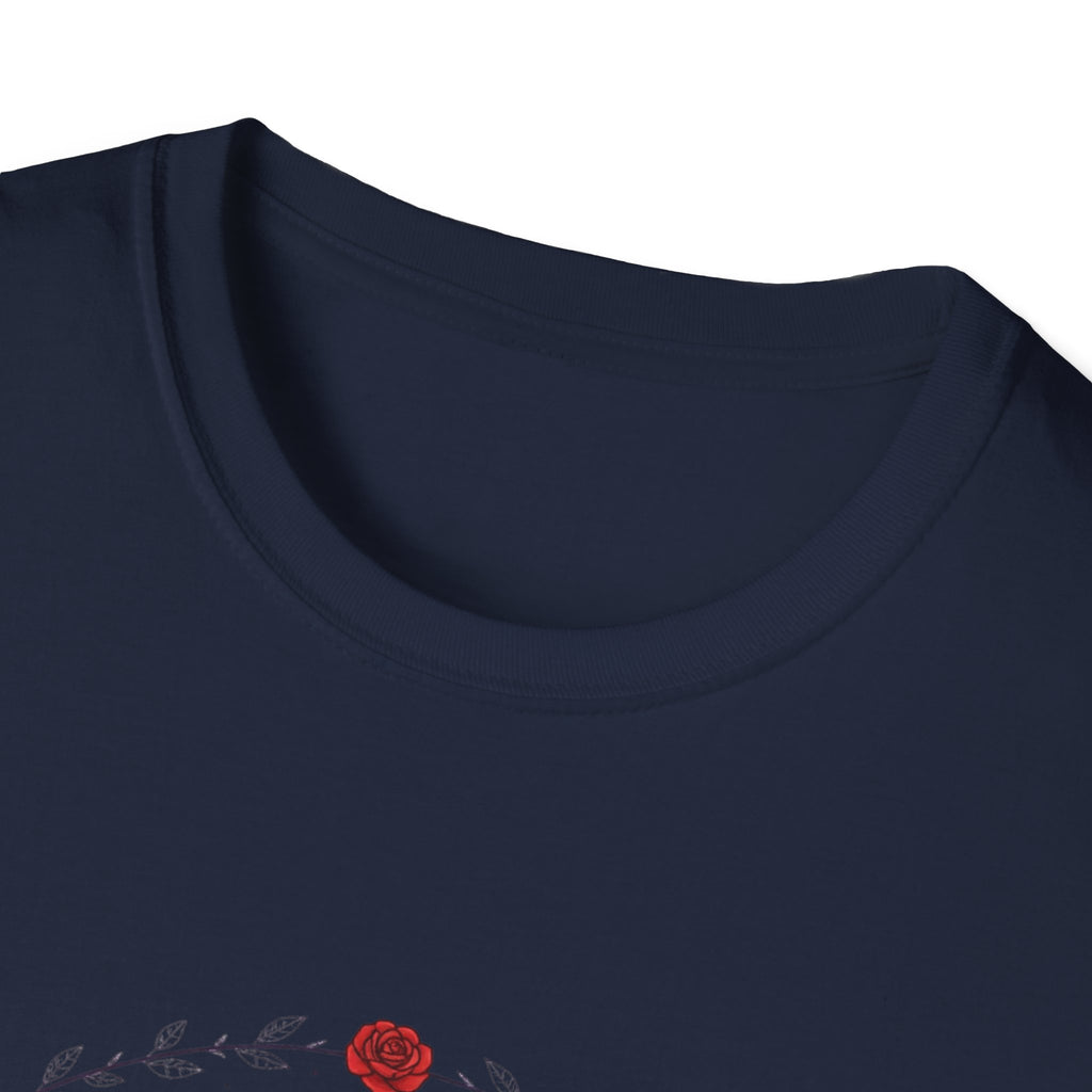 Witchy Floral T-Shirt for Every Occasion, Unisex Softstyle Tee, Halloween Gift, Cute Witch Shirt, Fashionable Tee, Everyday Style