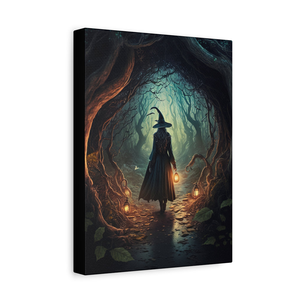 The Holler Canvas Art Print, Wall Decor, Halloween Home Decoration, Witchy Decor, Bohemian Wall Art, Unique Gift for Witches