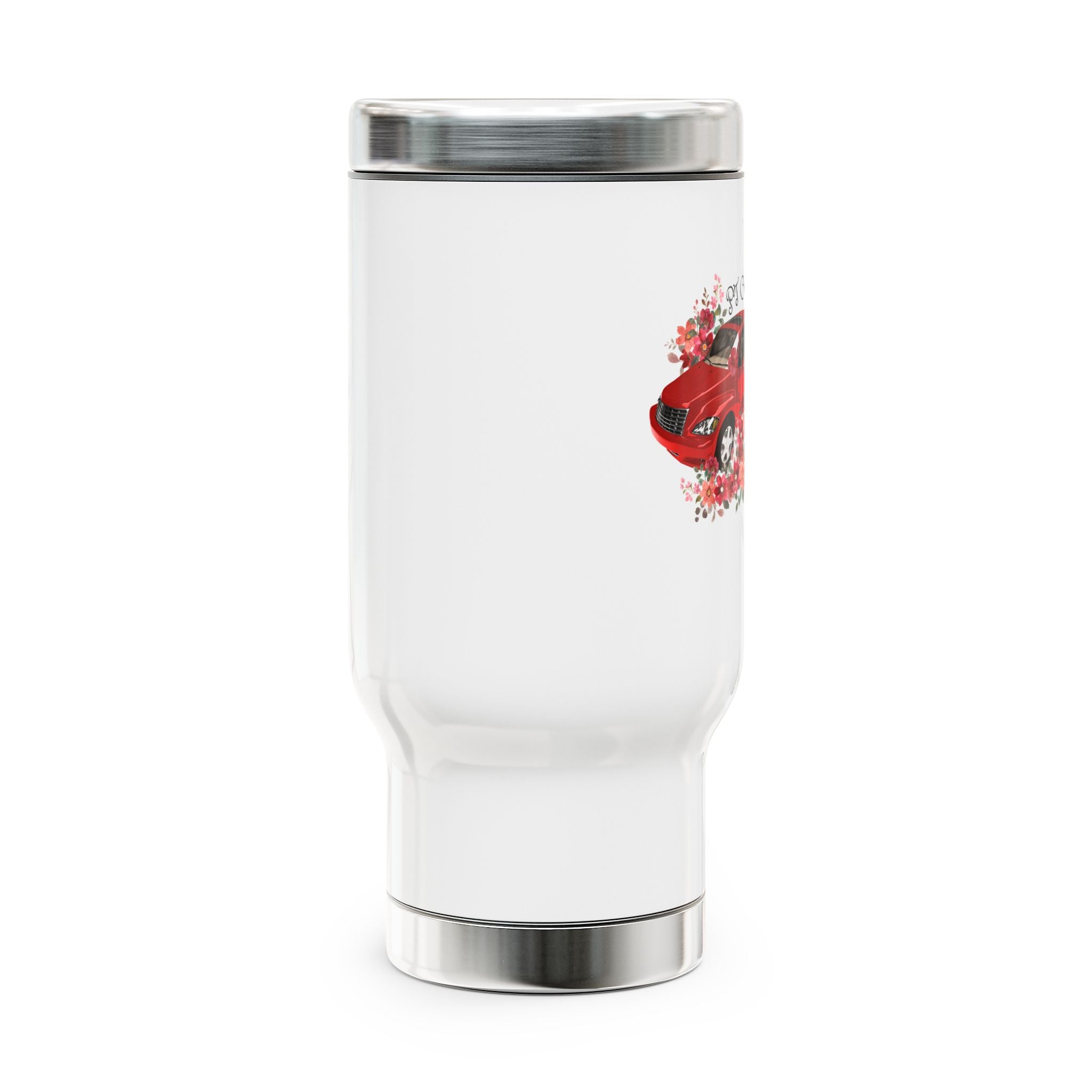 PT Cruiser Travel Mug with Handle, Car Lover Gift, Insulated Coffee Mug, Road Trip Accessory, Perfect for Commuters