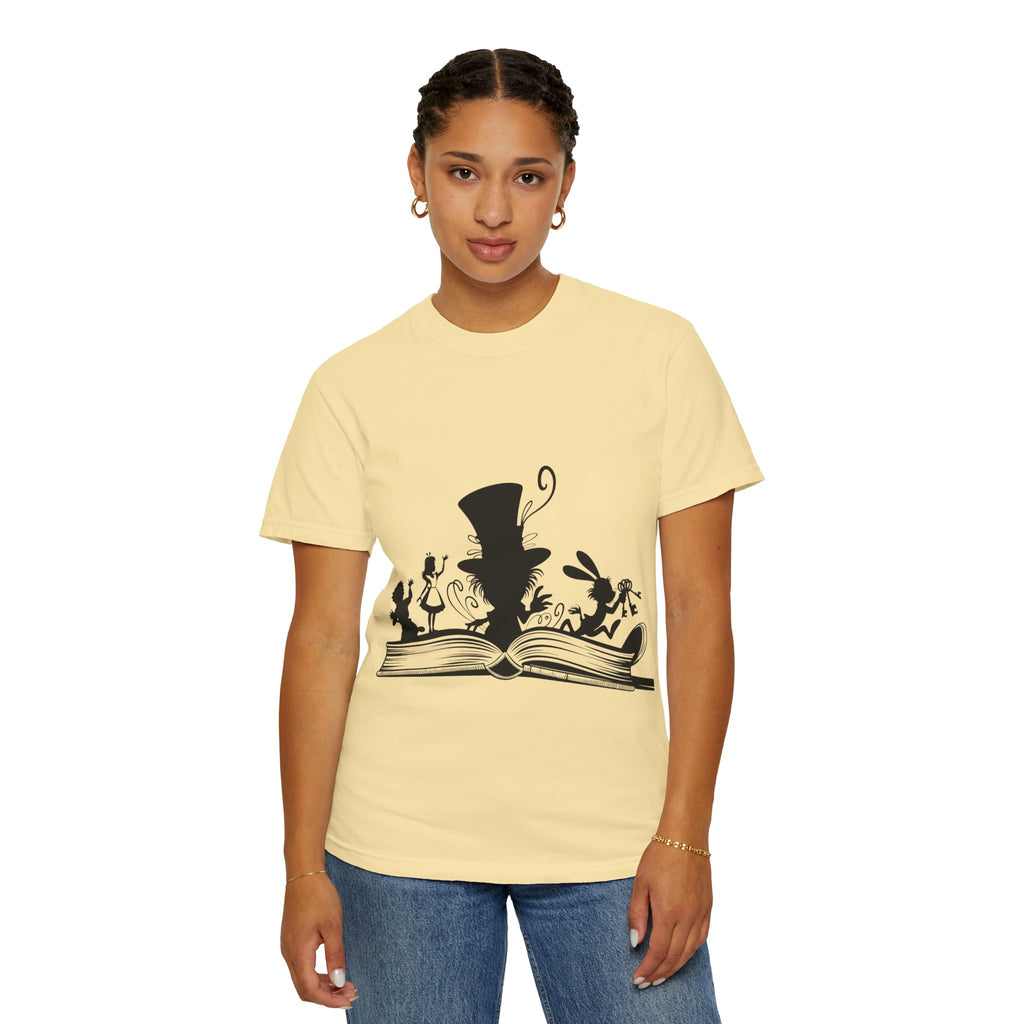 Alice Unisex T-Shirt, Literary Gift, Book Lover Tee, Alice in Wonderland Shirt, Cute Graphic Shirt