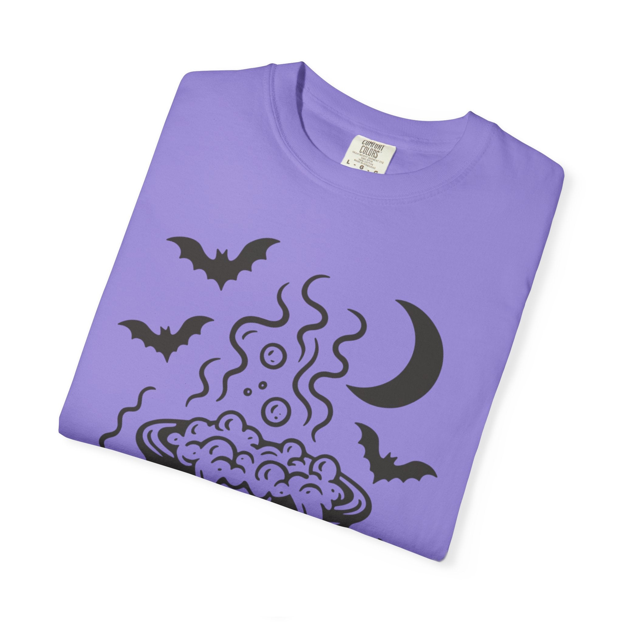 Halloween Cauldron T-shirt, Unisex Spooky Shirt, Witchy Apparel, Fall Festive Tee, Costume Party Top, Gift for Halloween Lovers