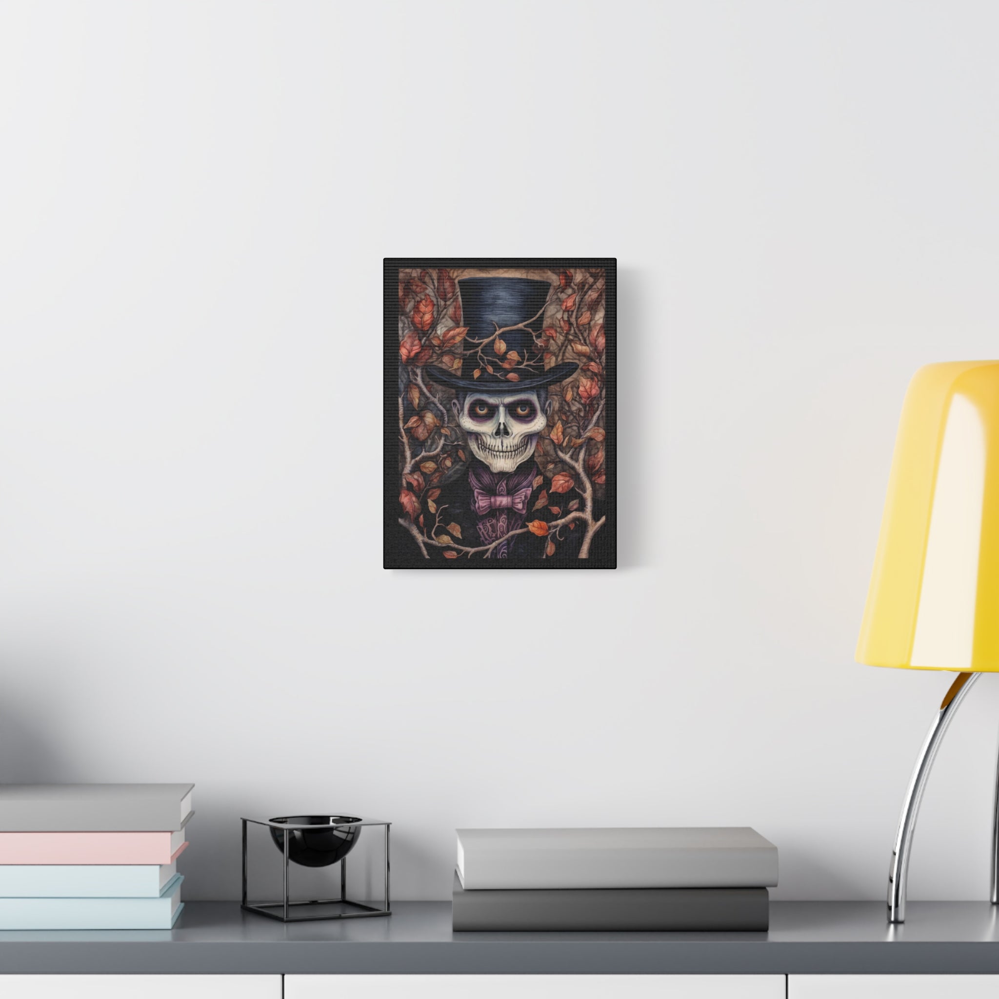 Top Hat Gothic Wall Art, Halloween Decor, Spooky Home Accents, Dark Academia, Day of the Dead, Unique Gift Idea