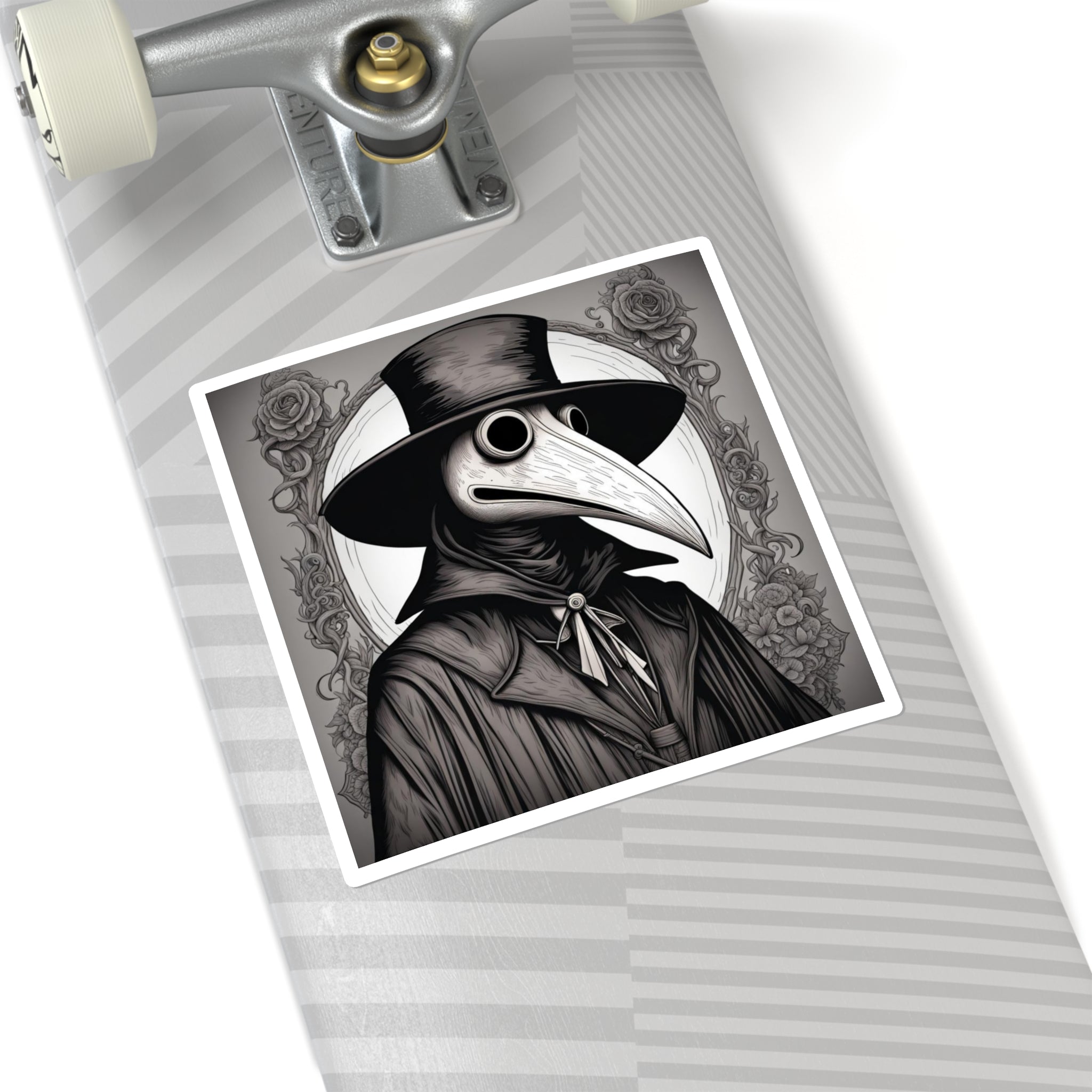 Mysterious Plague Doctor Stickers | Unique Vintage Art | Great for Laptops, Water Bottles, Journals, Gifts, Halloween