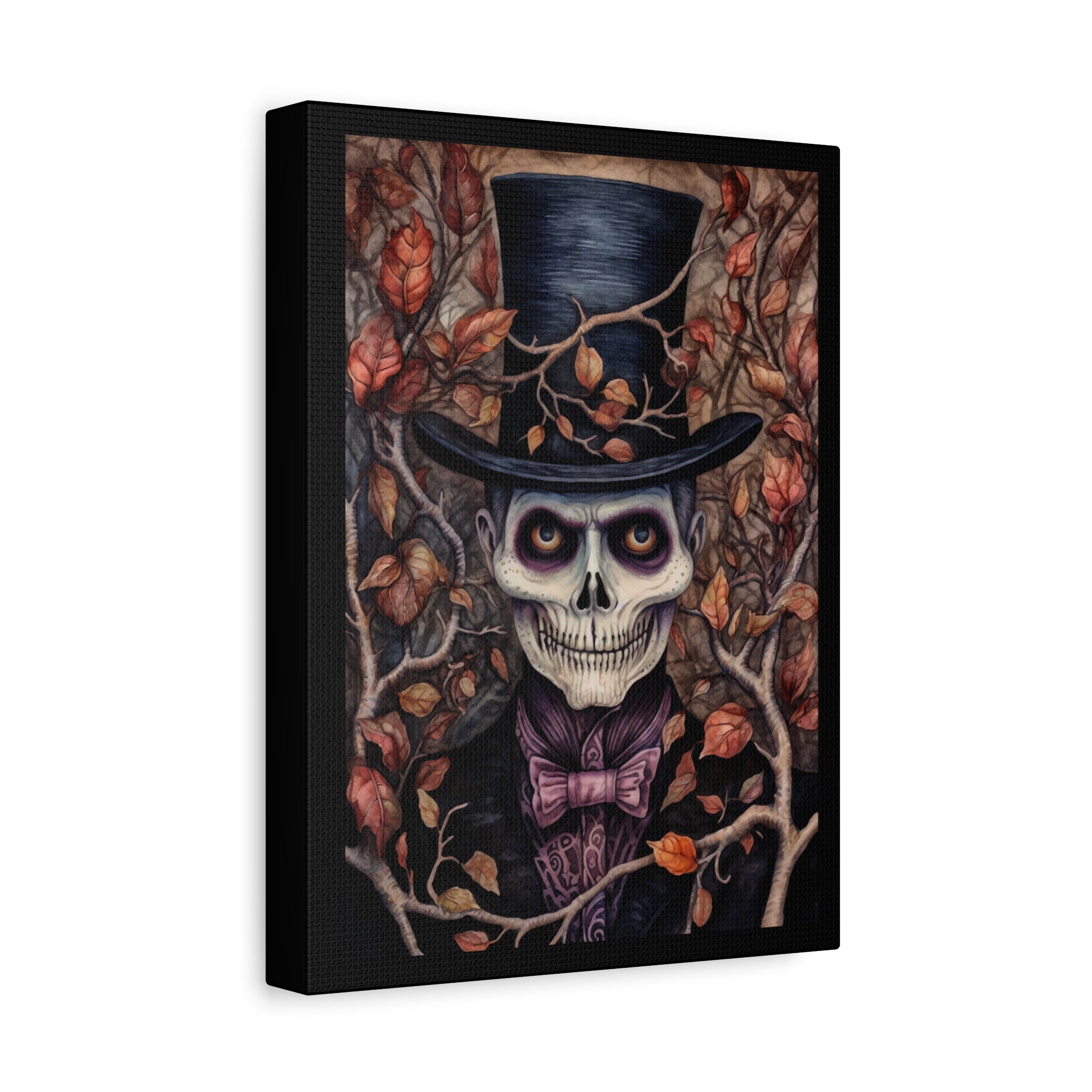 Top Hat Gothic Wall Art, Halloween Decor, Spooky Home Accents, Dark Academia, Day of the Dead, Unique Gift Idea