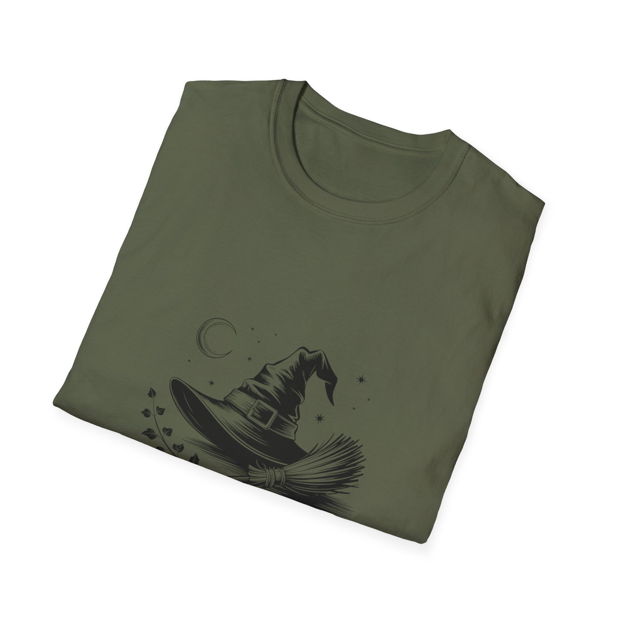 Salem Broom Co. Halloween T-Shirt | Unisex Softstyle Tee for Witch Lovers, Spooky Season, Unique Gift, Halloween Party Wear