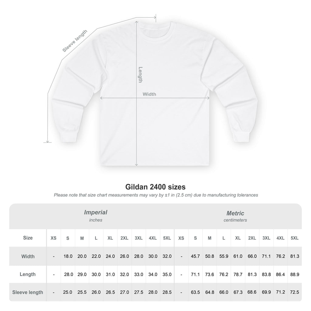 Creepy Garden Long Sleeve Tee, Artistic Unisex Shirt for Nature Lovers, Eco-Friendly Gift, Perfect for Earth Day, Casual Wear