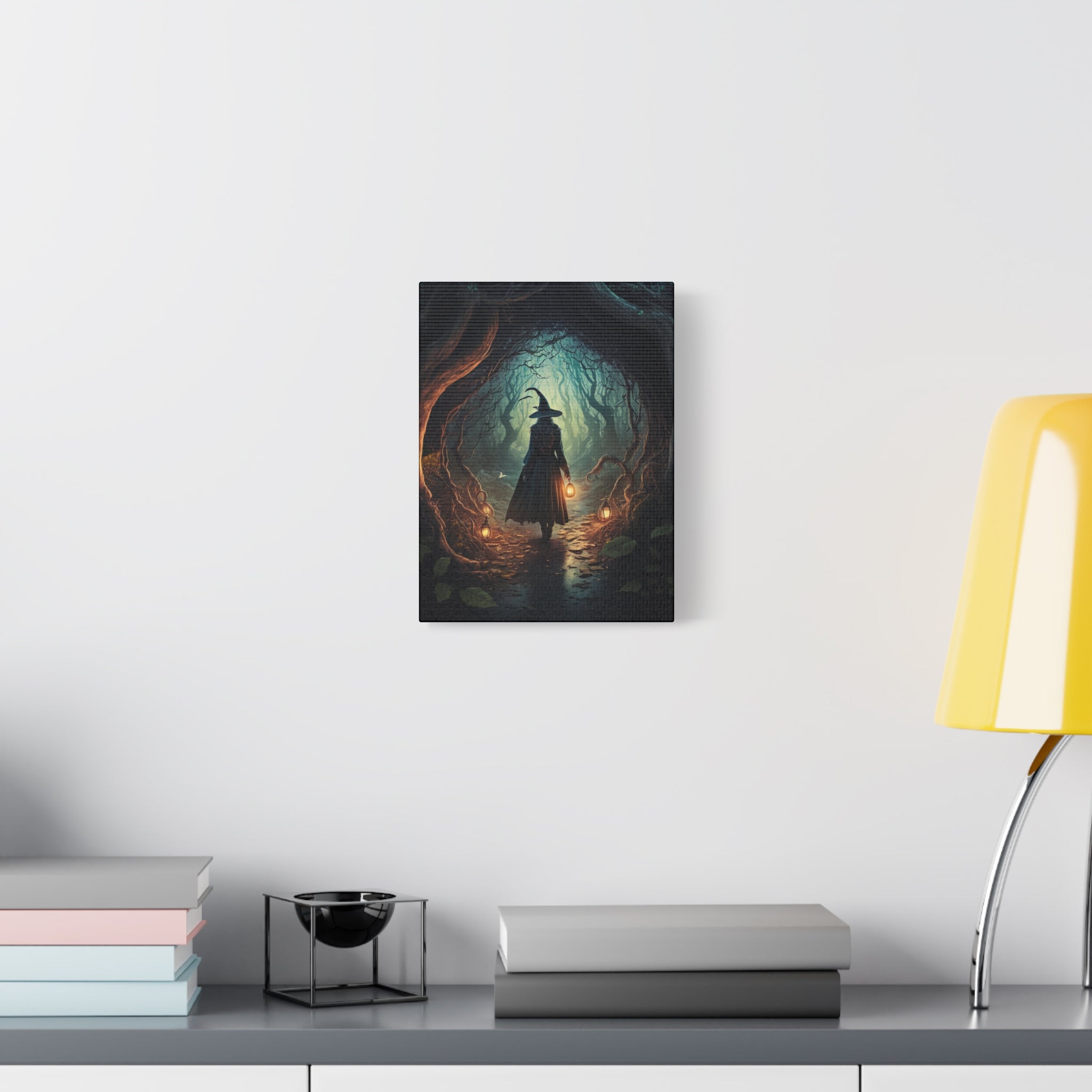 The Holler Canvas Art Print, Wall Decor, Halloween Home Decoration, Witchy Decor, Bohemian Wall Art, Unique Gift for Witches
