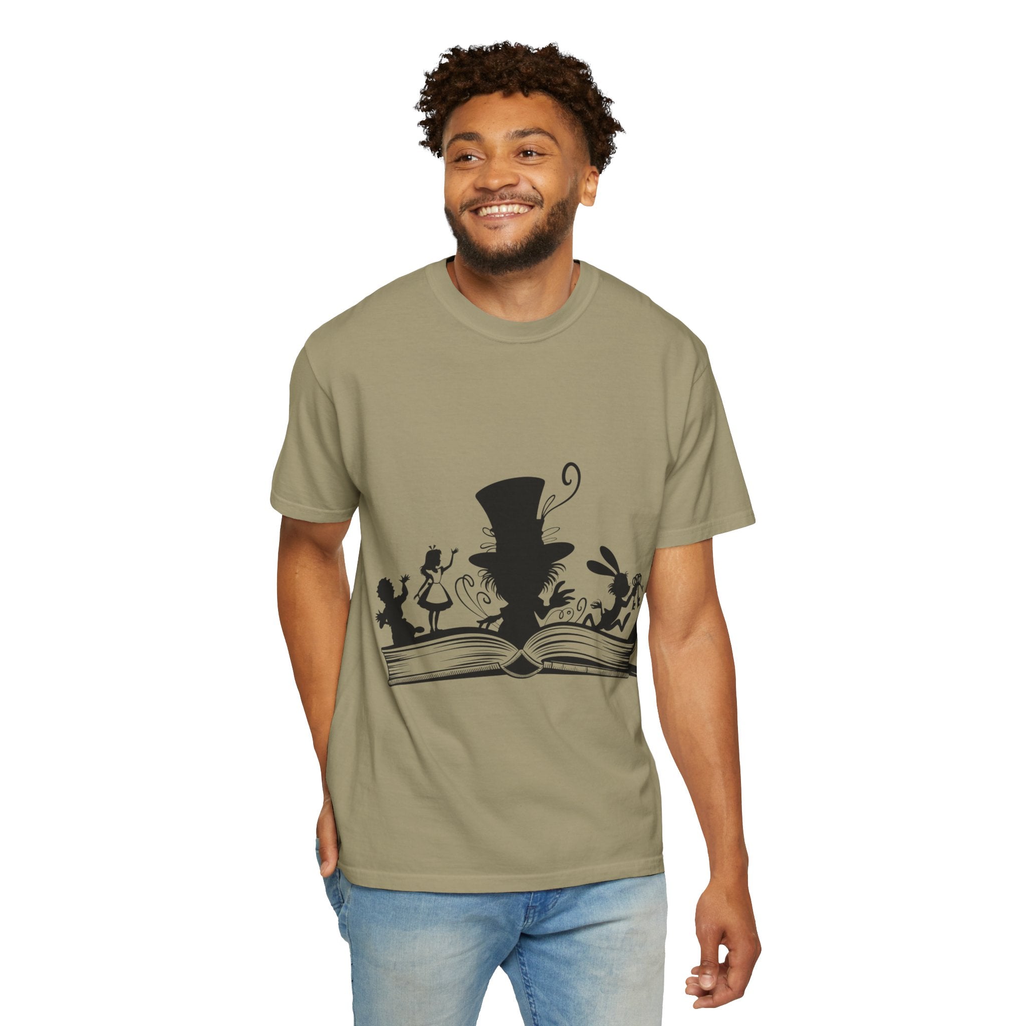 Alice Unisex T-Shirt, Literary Gift, Book Lover Tee, Alice in Wonderland Shirt, Cute Graphic Shirt