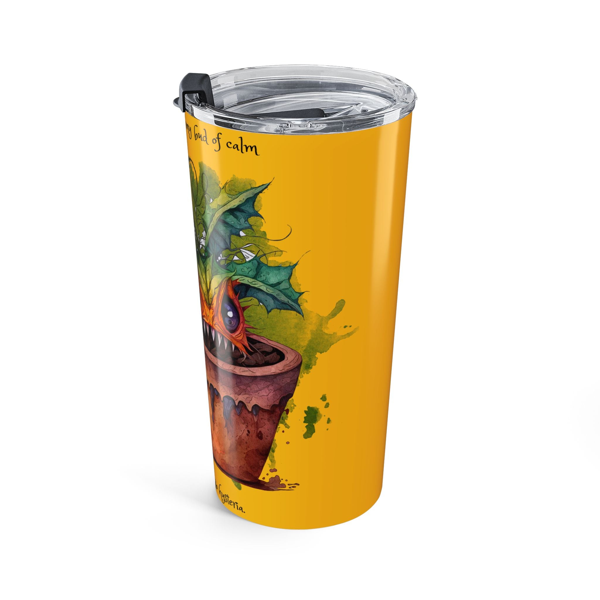 Creepy Garden Plant Tumbler 20oz - Unique Gift for Nature Lovers, Gardeners, Birthday, Home Decor, Eco-Friendly Water Bottle
