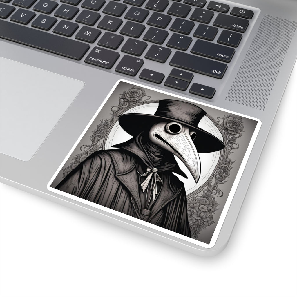 Mysterious Plague Doctor Stickers | Unique Vintage Art | Great for Laptops, Water Bottles, Journals, Gifts, Halloween