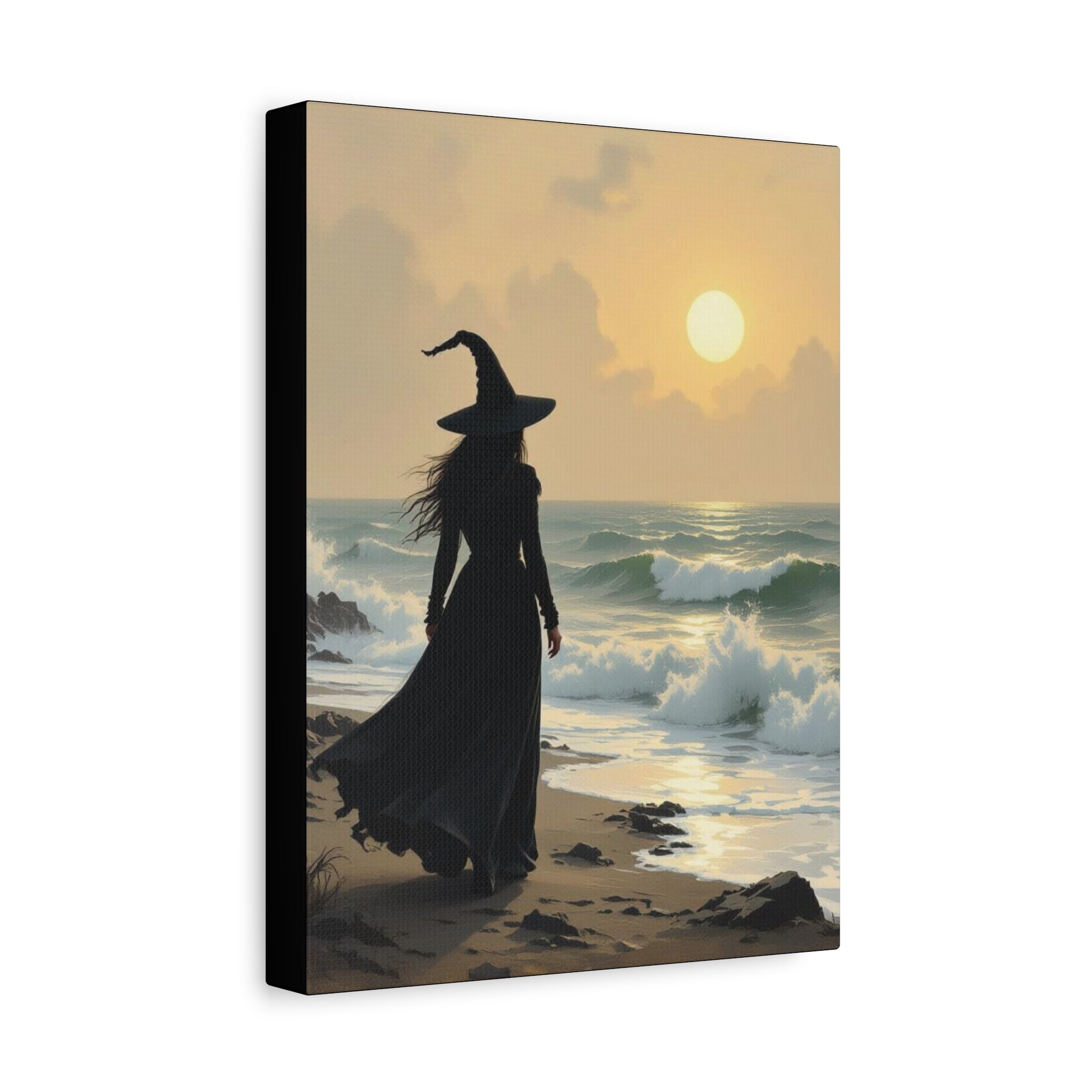 Sea Witch Canvas Art, Enchanting Decor, Magical Home, Halloween Gift, Witchy Wall Art, Witch Aesthetic