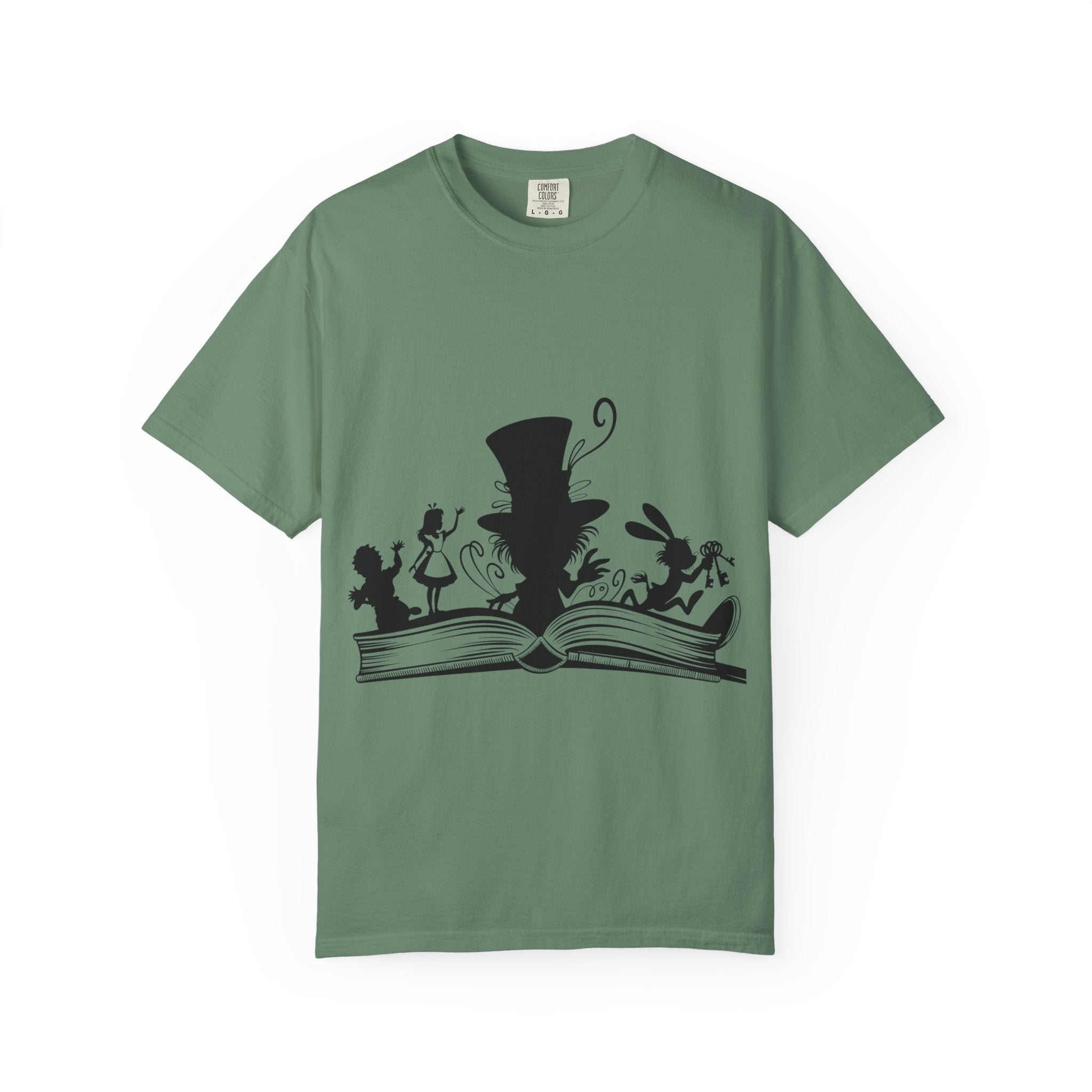 Alice Unisex T-Shirt, Literary Gift, Book Lover Tee, Alice in Wonderland Shirt, Cute Graphic Shirt