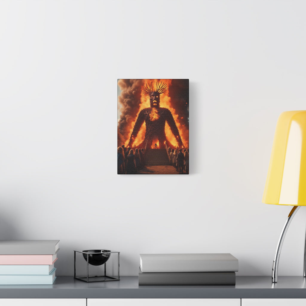 The Wicker Man Canvas Wall Art, Bohemian Decor, Gothic Art Print, Unique Home Decoration, Modern Art for Living Room