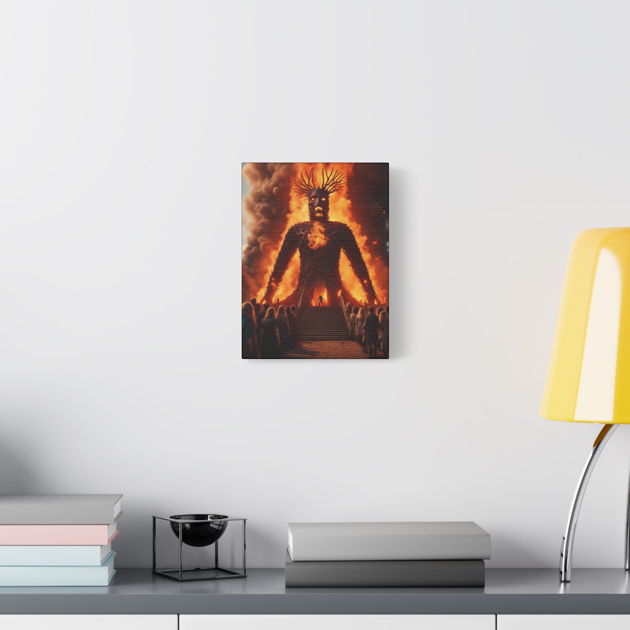 The Wicker Man Canvas Wall Art, Bohemian Decor, Gothic Art Print, Unique Home Decoration, Modern Art for Living Room
