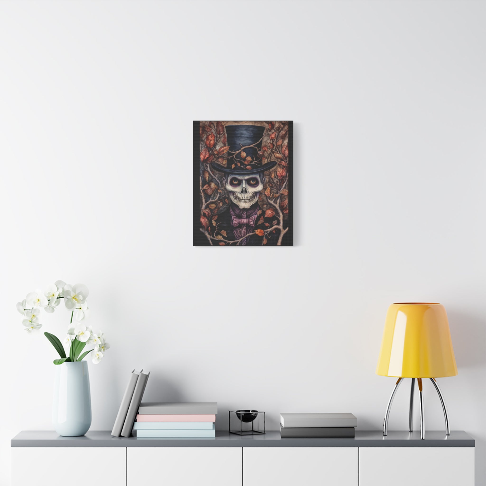 Top Hat Gothic Wall Art, Halloween Decor, Spooky Home Accents, Dark Academia, Day of the Dead, Unique Gift Idea