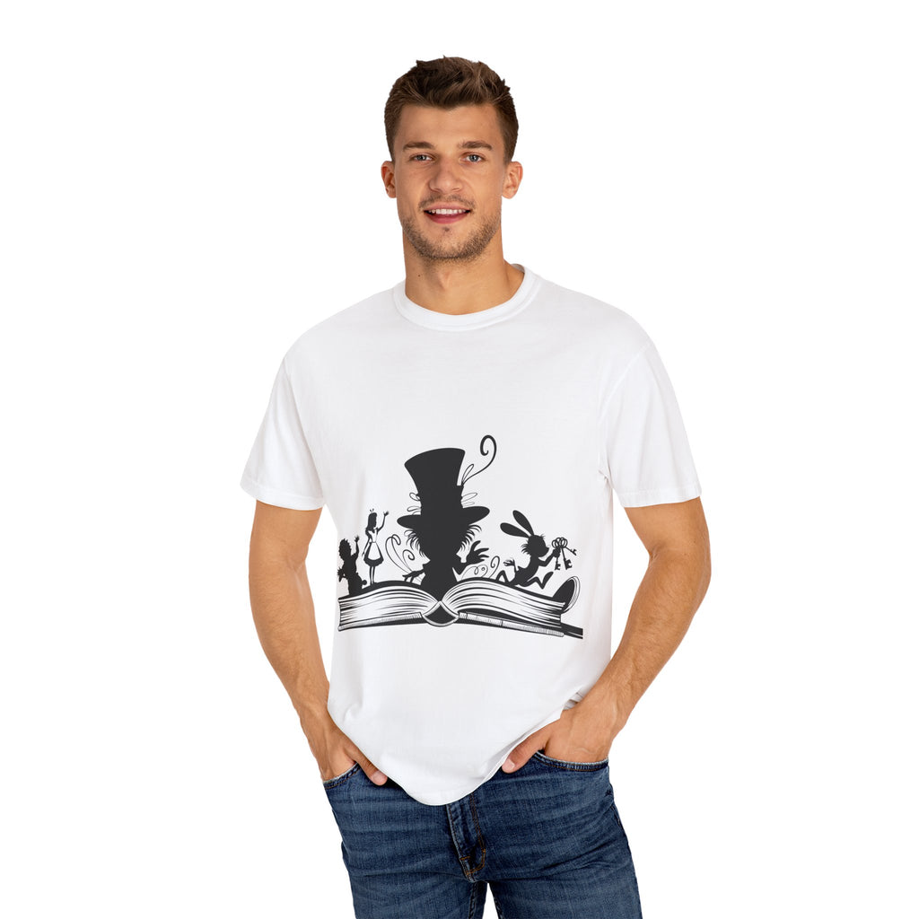 Alice Unisex T-Shirt, Literary Gift, Book Lover Tee, Alice in Wonderland Shirt, Cute Graphic Shirt
