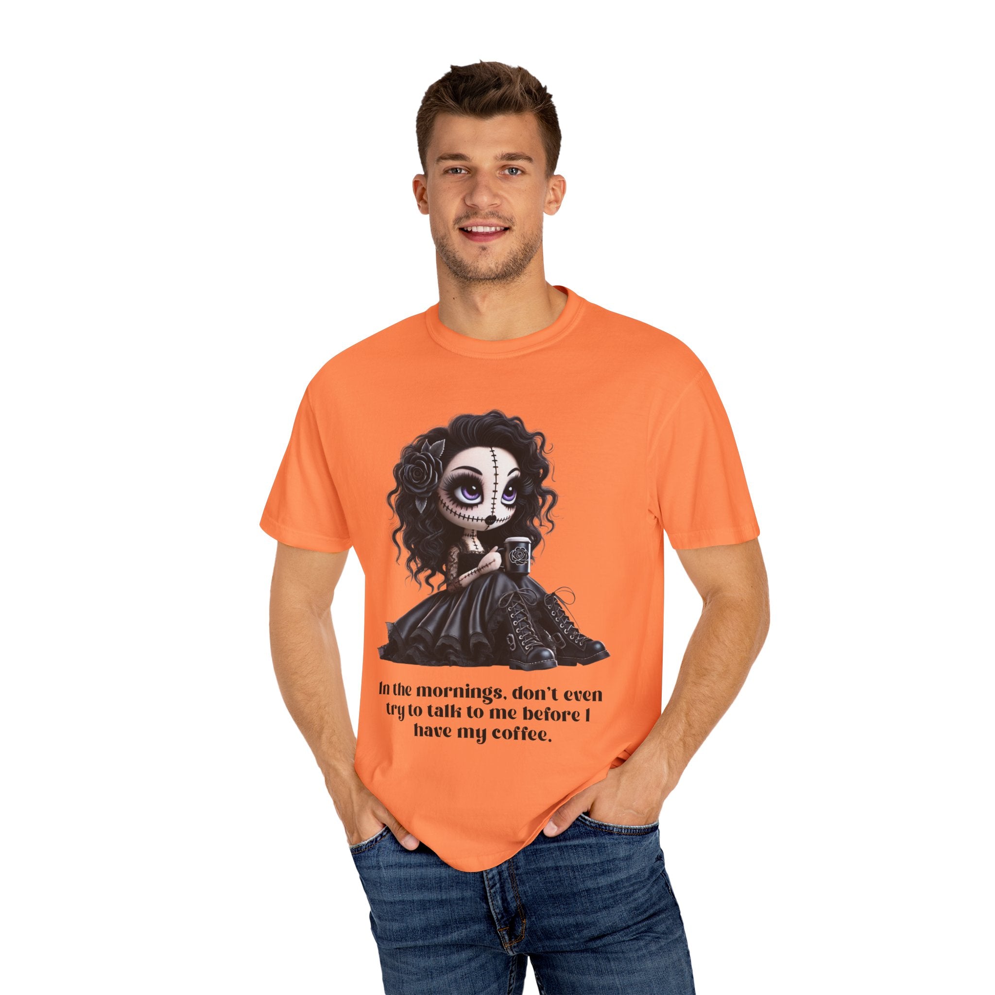 Creepy Doll Unisex Garment-Dyed T-shirt