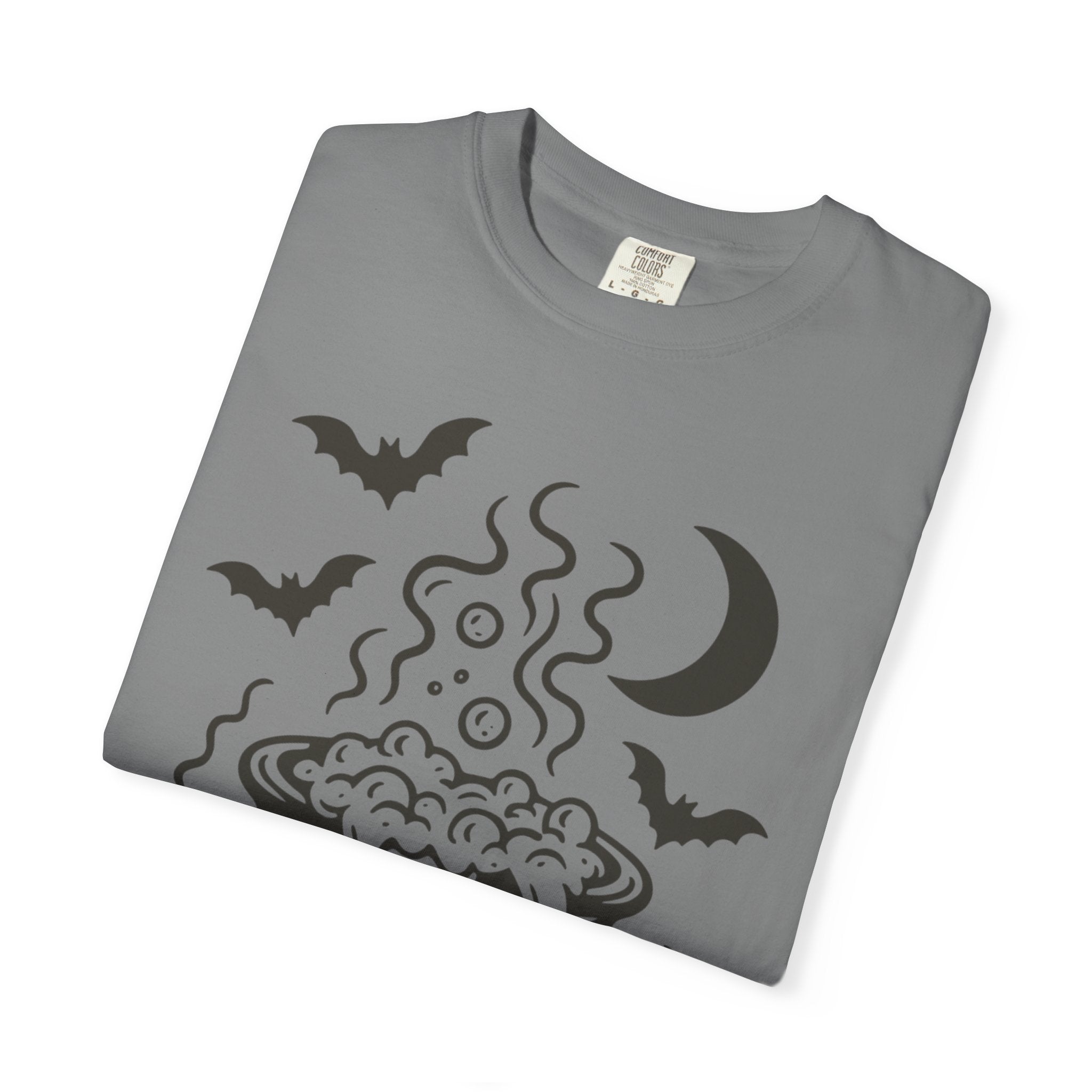 Halloween Cauldron T-shirt, Unisex Spooky Shirt, Witchy Apparel, Fall Festive Tee, Costume Party Top, Gift for Halloween Lovers