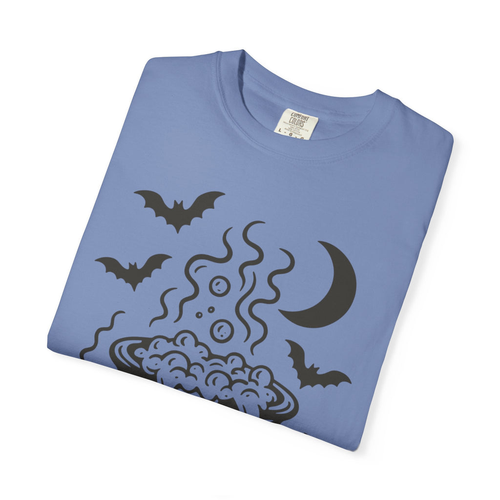 Halloween Cauldron T-shirt, Unisex Spooky Shirt, Witchy Apparel, Fall Festive Tee, Costume Party Top, Gift for Halloween Lovers
