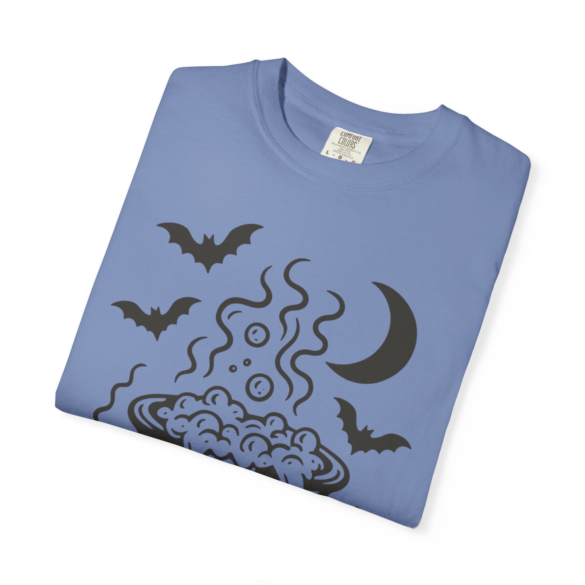 Halloween Cauldron T-shirt, Unisex Spooky Shirt, Witchy Apparel, Fall Festive Tee, Costume Party Top, Gift for Halloween Lovers