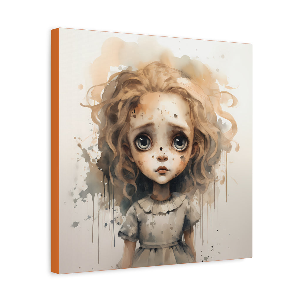creepy Doll Canvas Art Print, Stretched Wall Decor, Surreal Girl Illustration, Unique Gift for Home, Art Lovers, Kids Room Decor, Art [...]